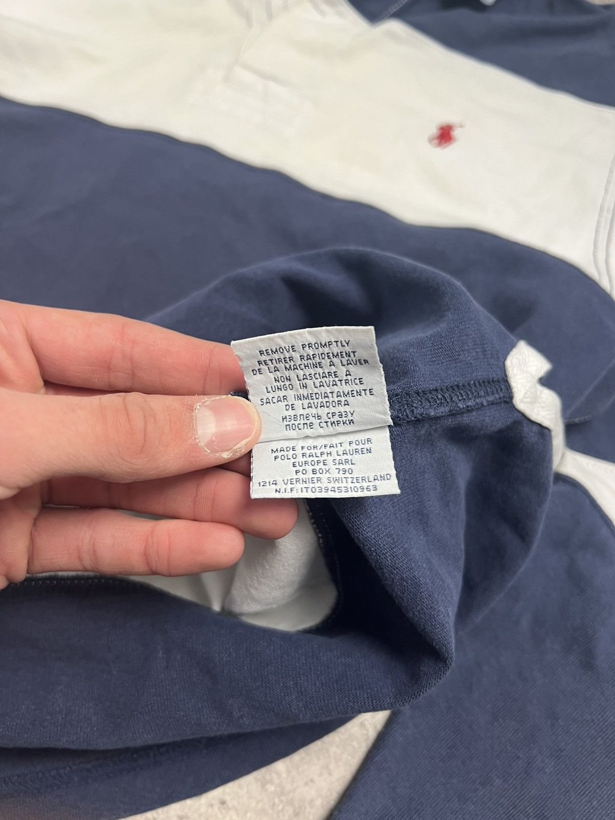 Polo Ralph Lauren × Vintage Vintage Ralph Lauren Polo Rugby Longsleeve Chief Keef Style Size US M / EU 48-50 / 2 - 8 Thumbnail