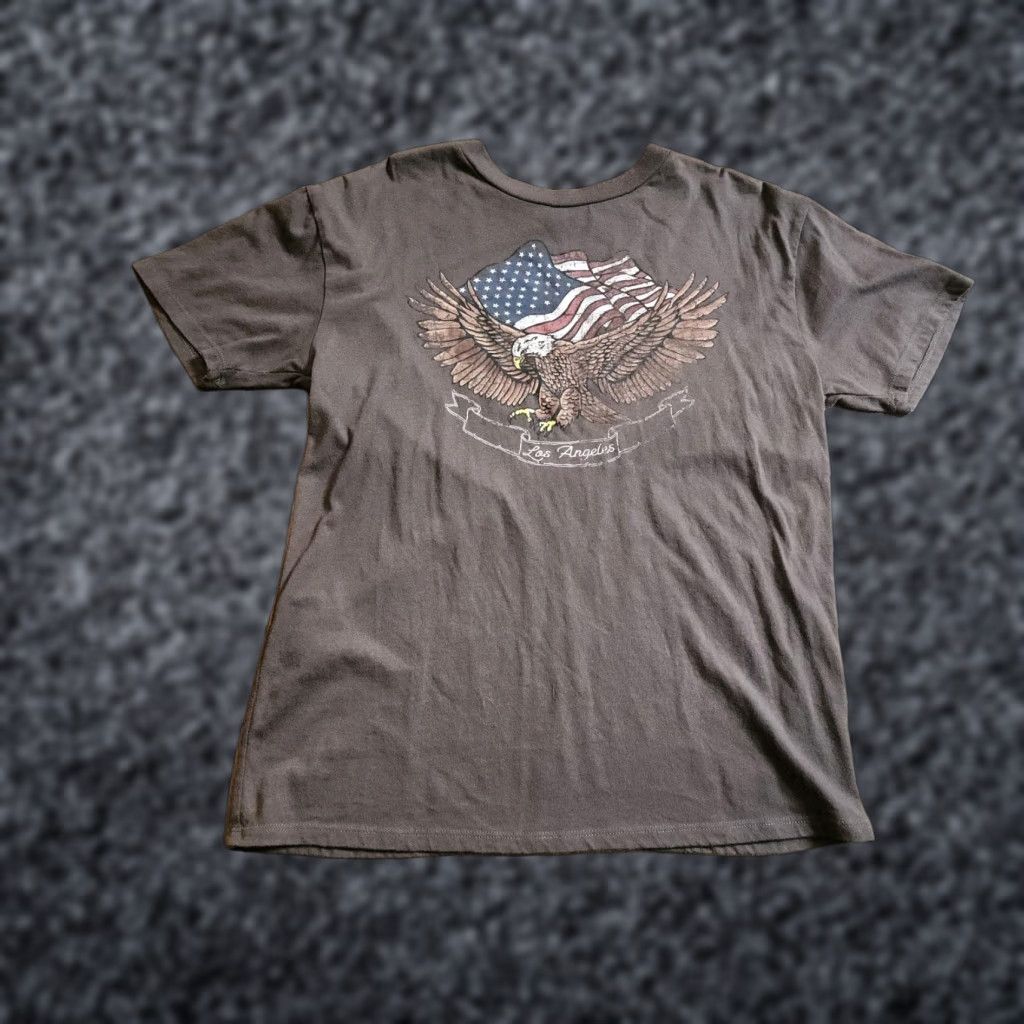 Vintage West Of Melrose T Shirt Womens S Brown Western Solid Cotton Blend Size S / US 4 / IT 40 - 1 Thumbnail