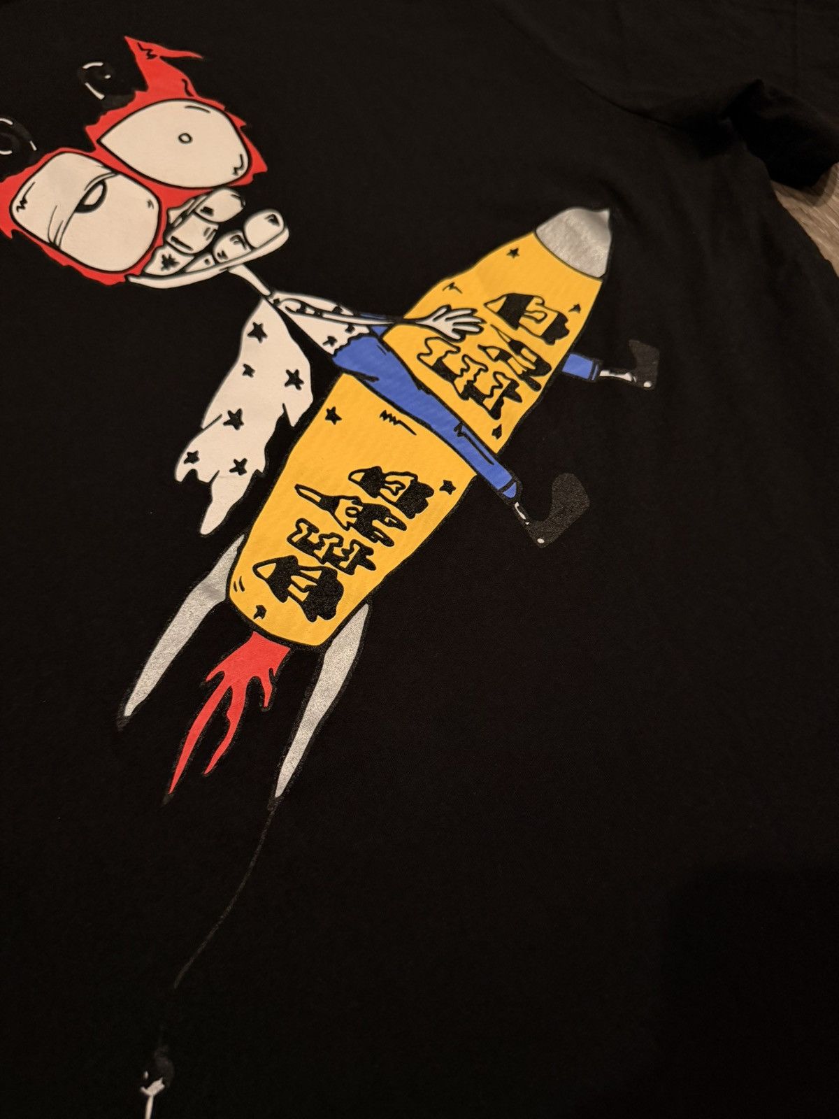 Chrome Hearts RARE Chrome Hearts Matty Boy Rocket Man Dead End Tee Medium Size US M / EU 48-50 / 2 - 3 Thumbnail