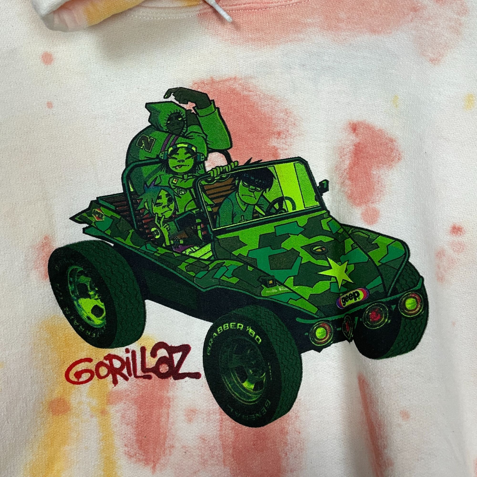 Urban Outfitters Gorillaz Tie-Dye Hoodie size Extra Large Size US XL / EU 56 / 4 - 2 Thumbnail