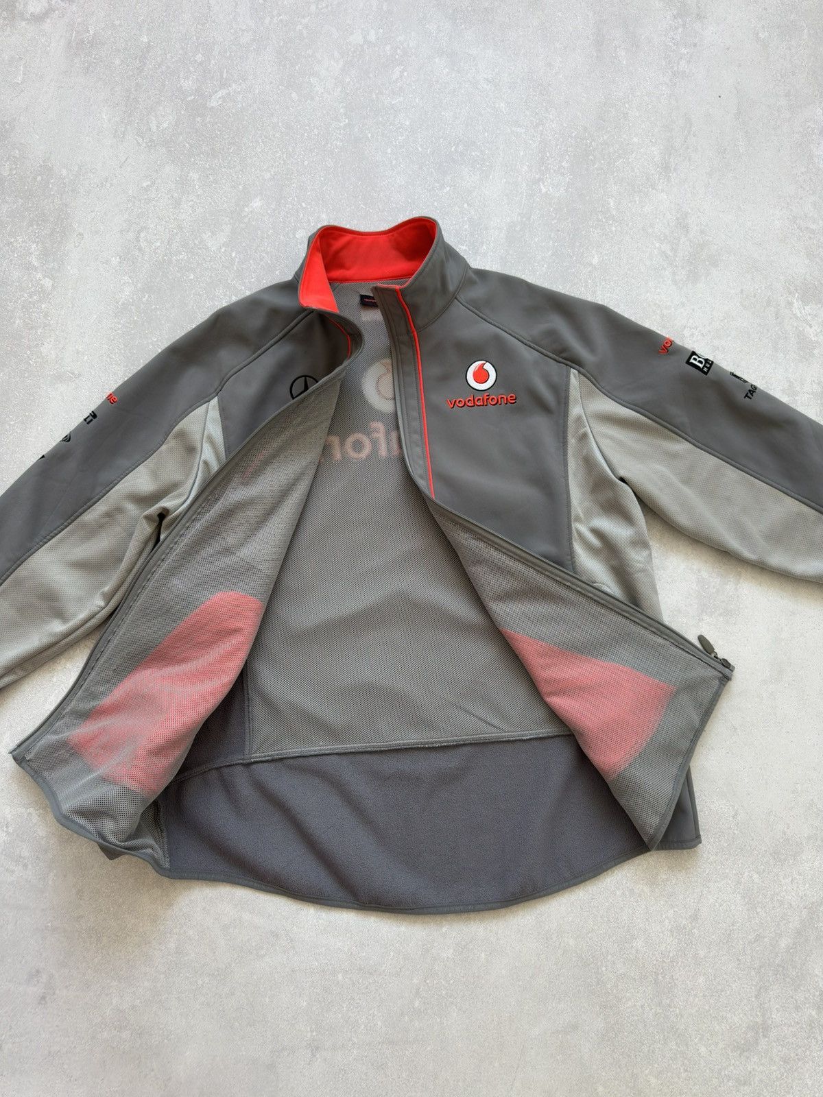 Mercedes-Benz Vodafone Mercedes Benz McLaren Soft Shell F1 Racing Jacket Size US XXL / EU 58 / 5 - 8 Thumbnail
