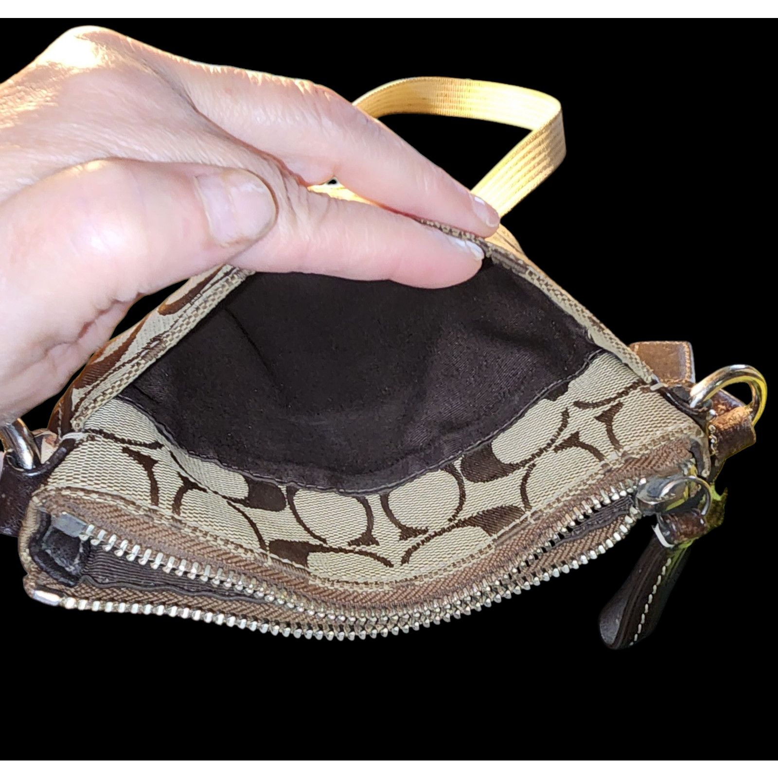 Coach Coach crossbody canvas tan brown vintage three compartments Size ONE SIZE - 7 Thumbnail