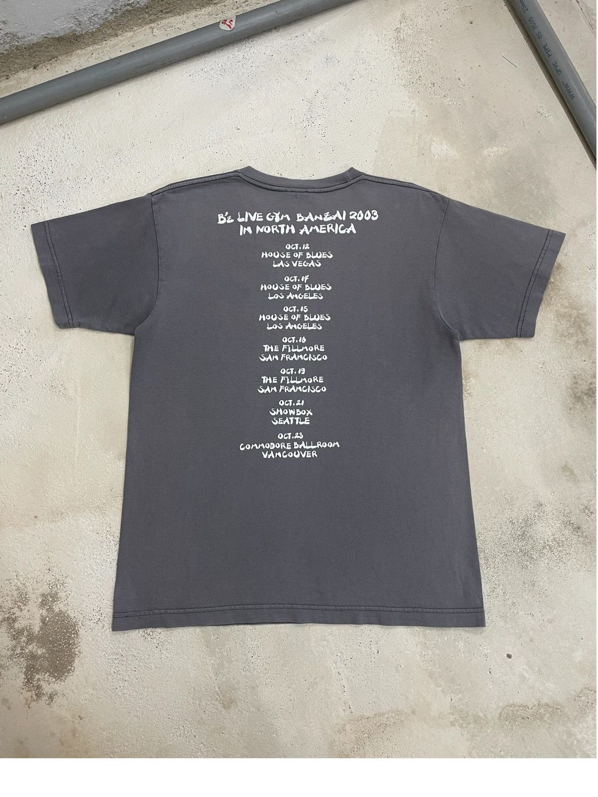 Band Tees Summer Sonic Rock & Roll Be Live Gym Banzai 2003 Tour Size US M / EU 48-50 / 2 - 2 Thumbnail