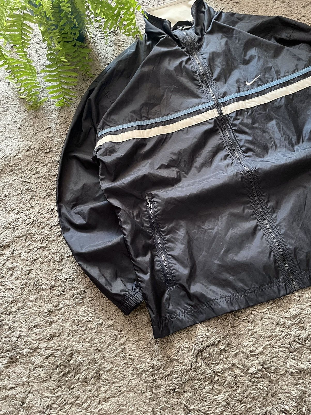 Nike × Vintage 00s Nike Vintage Light Jacket Streetwear Logo Swoosh Size US M / EU 48-50 / 2 - 6 Thumbnail