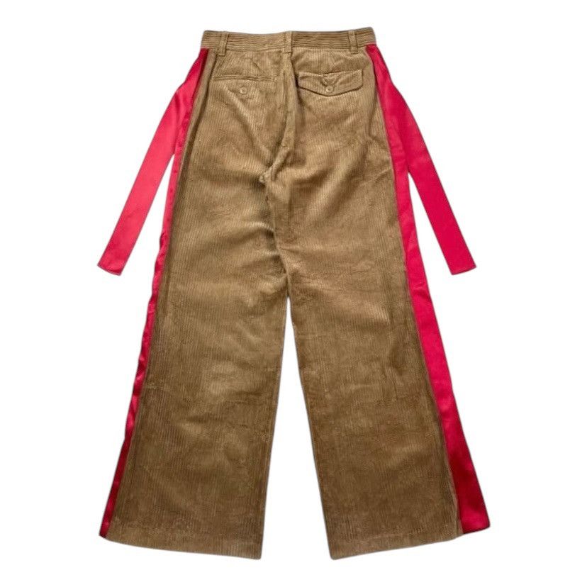 GU × Japanese Brand × Undercover GU x Undercover Women's Ribbon Bow Corduroy Wide Trousers Size US 26 / EU 42 - 2 Thumbnail