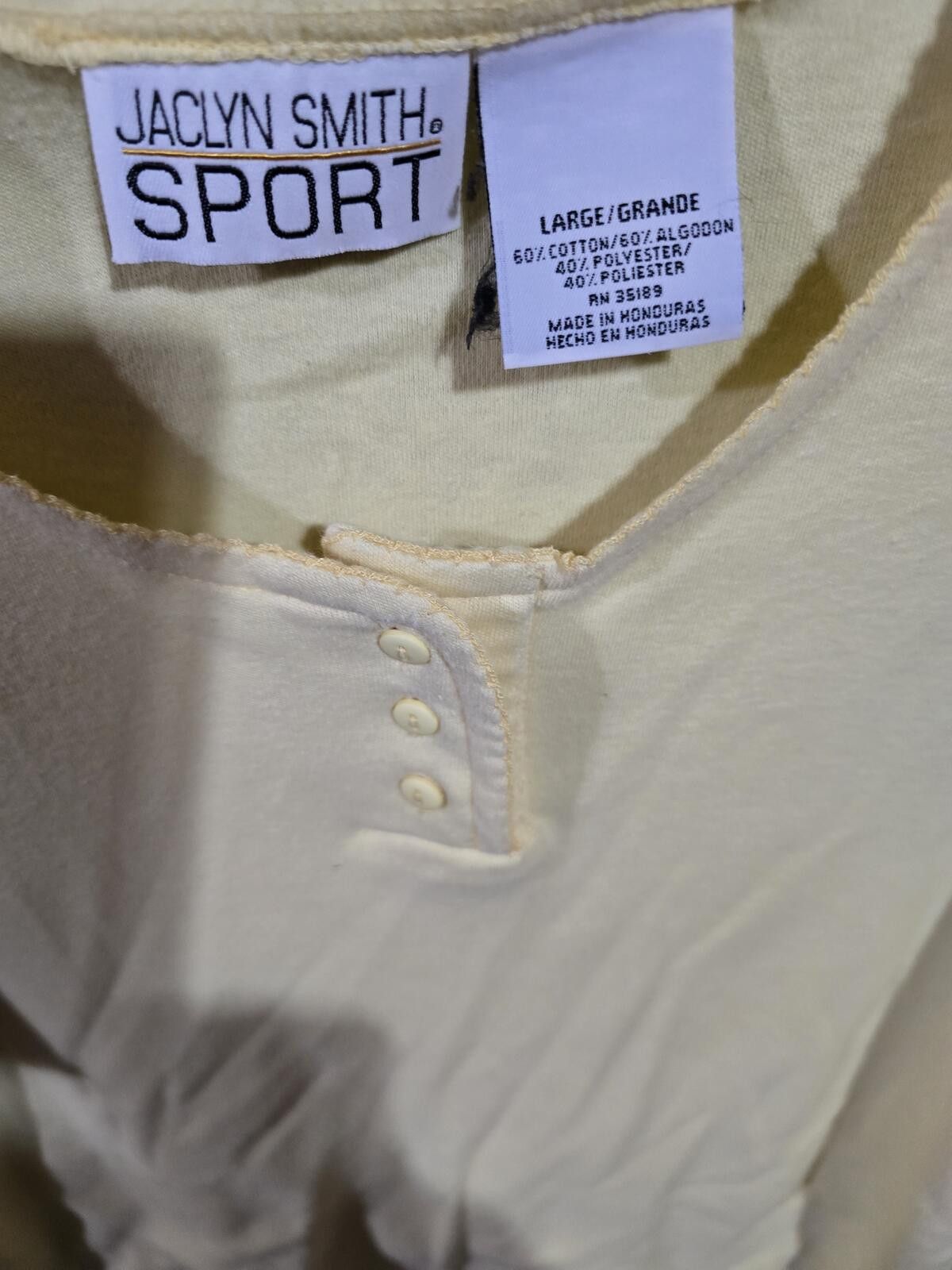 Other Jaclyn Smith Sport Solid Yellow Tank Top Size Large Size L / US 10 / IT 46 - 2 Thumbnail