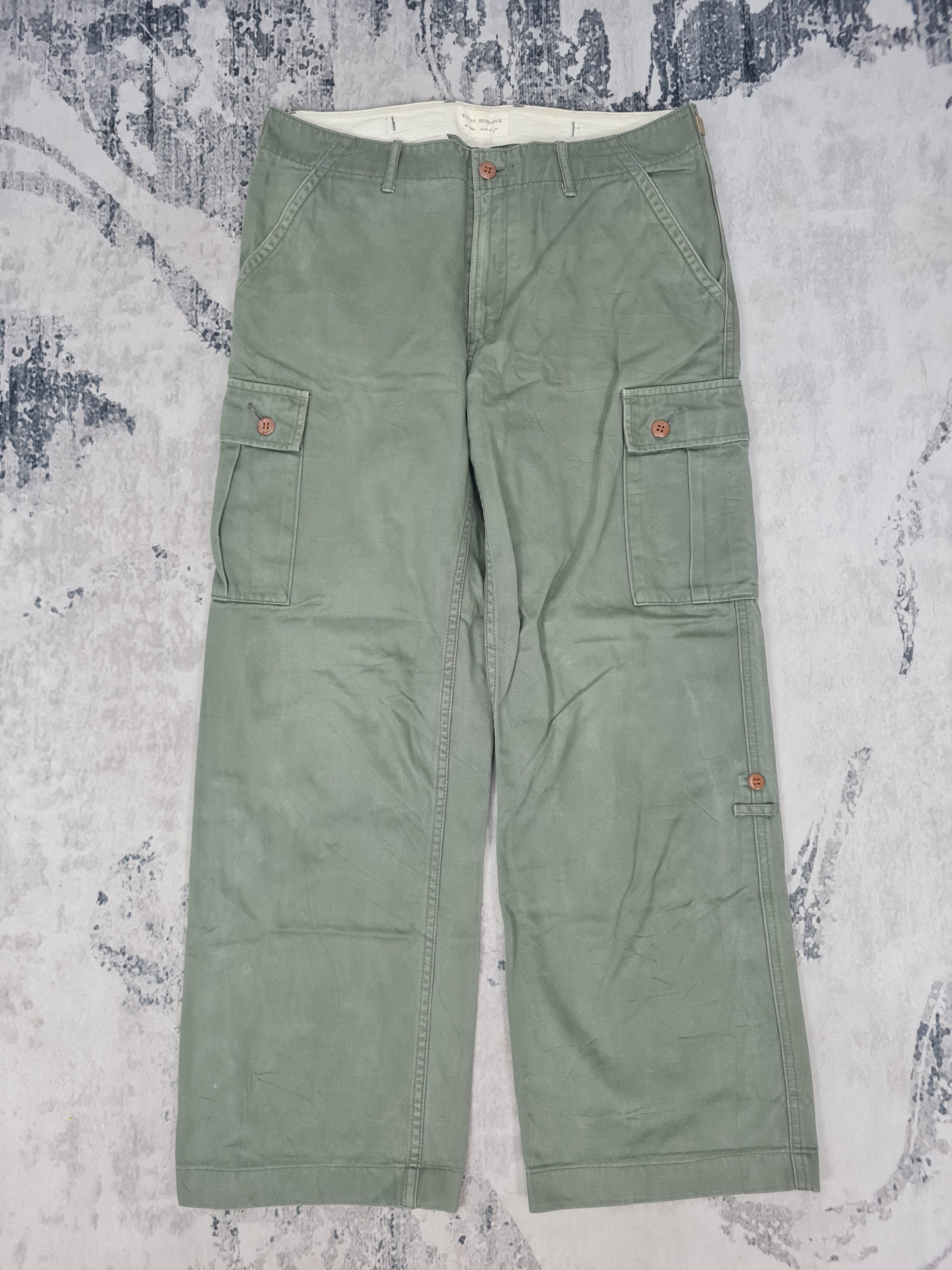 image of Urban Research Doors x Vintage VTG Urban Research Cargo Military Tactical Pant 33X28 Jb0198 in Gree