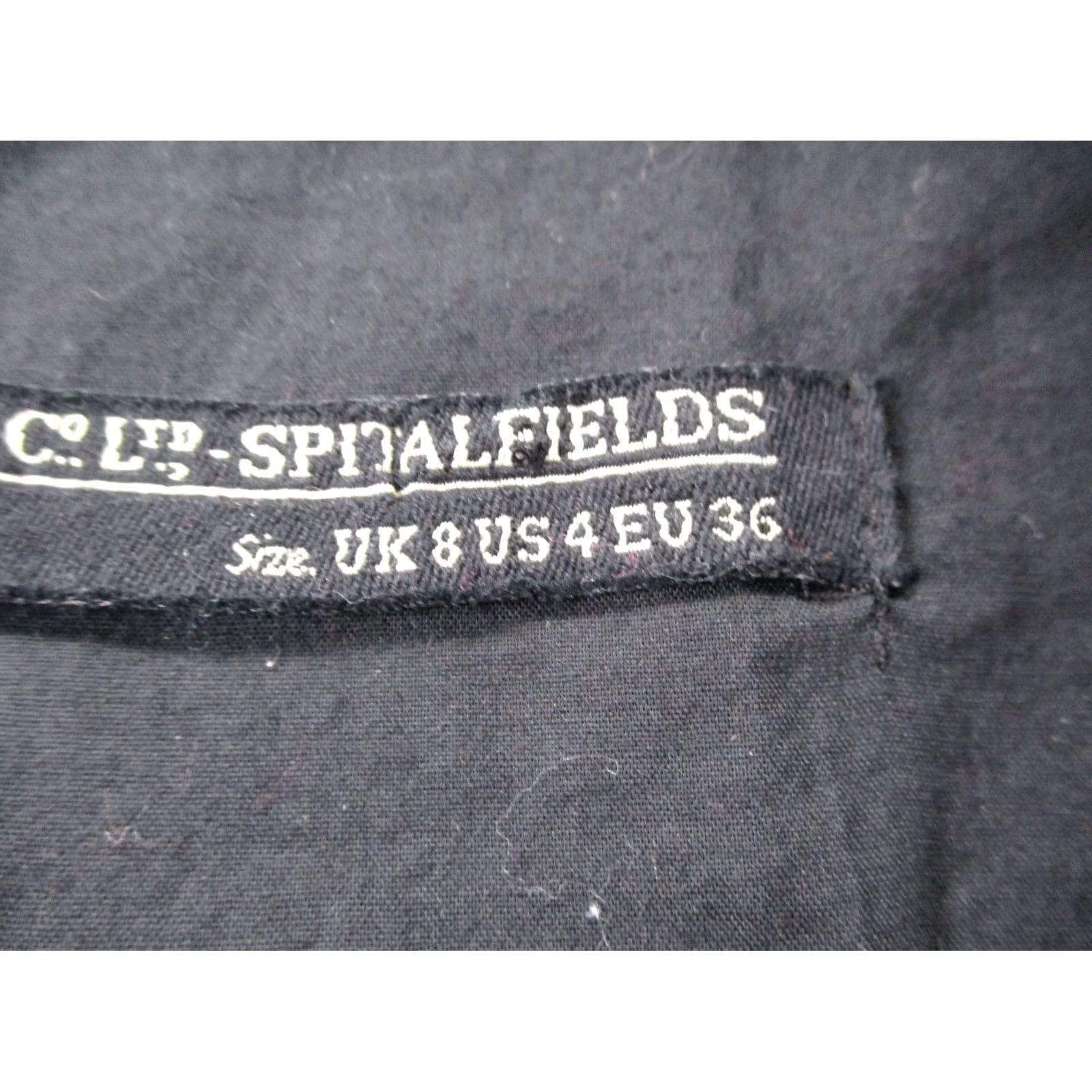 Allsaints AllSaints Dress Womens 4 Black Mini Midi Classic Cocktail Shirt Dress Size 4 Black Womens Size S / US 4 / IT 40 - 7 Thumbnail