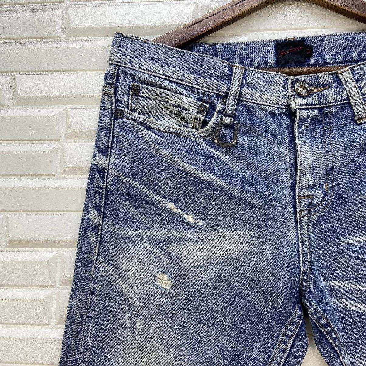 JACKROSE Flare Jackrose Distressed Denim Jeans Size US 31 - 10 Thumbnail