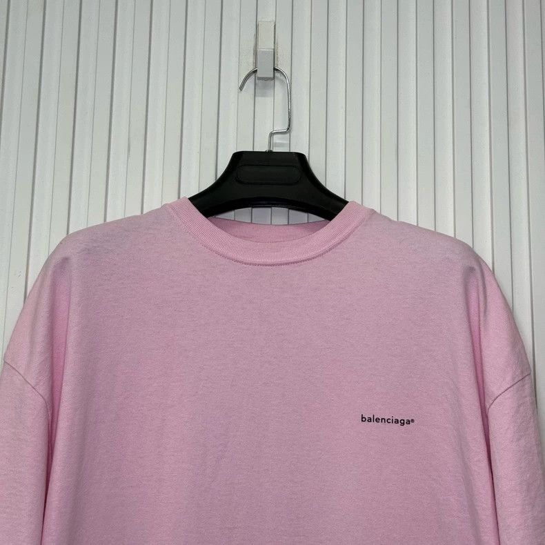 Balenciaga Balenciaga Pink logo short sleeve Size US XS / EU 42 / 0 - 3 Thumbnail