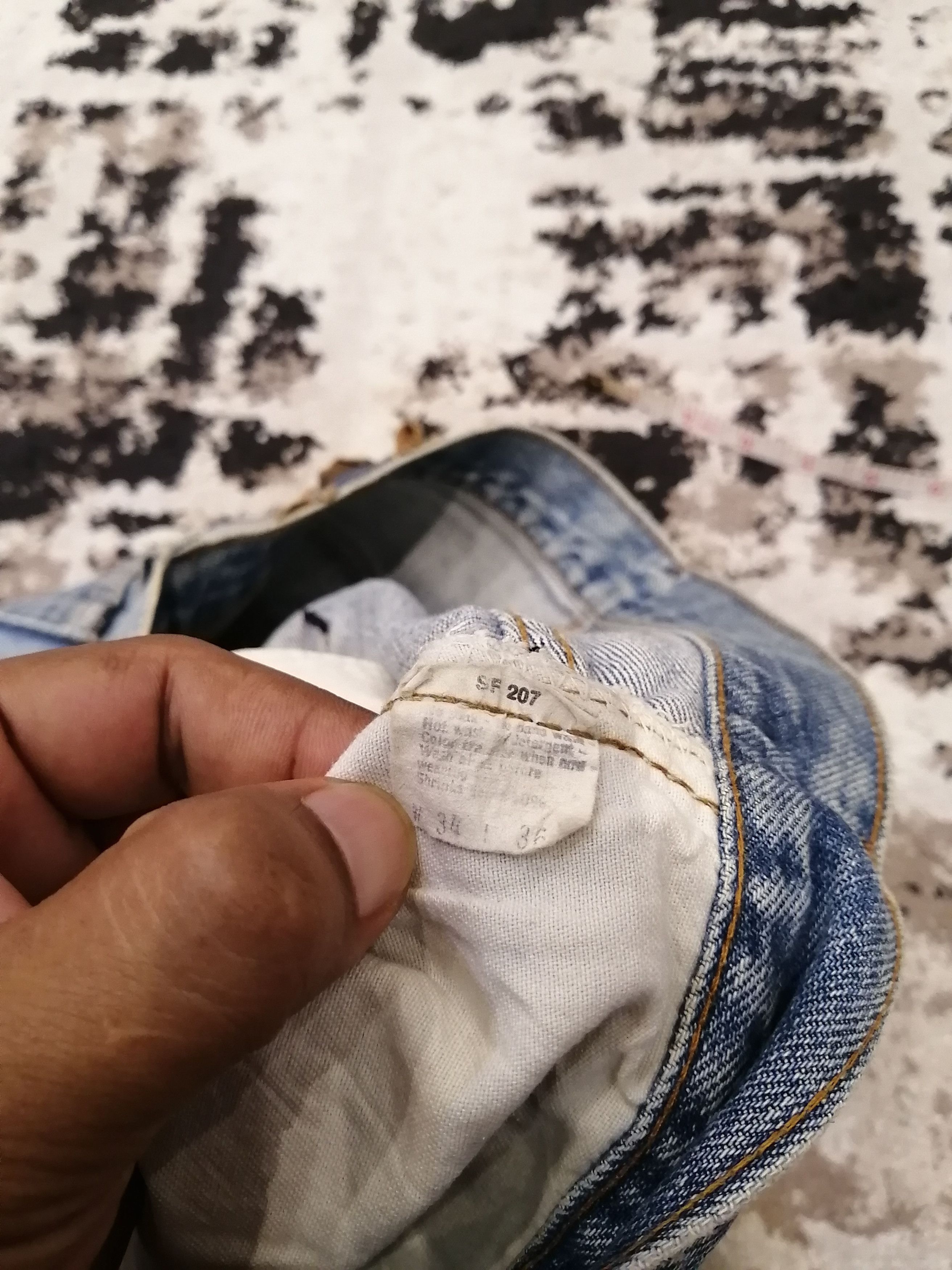 Levi's Vintage Clothing Levis Vintage 501 Redline Custom Boro Patchwork Jeans Size US 34 / EU 50 - 25 Thumbnail