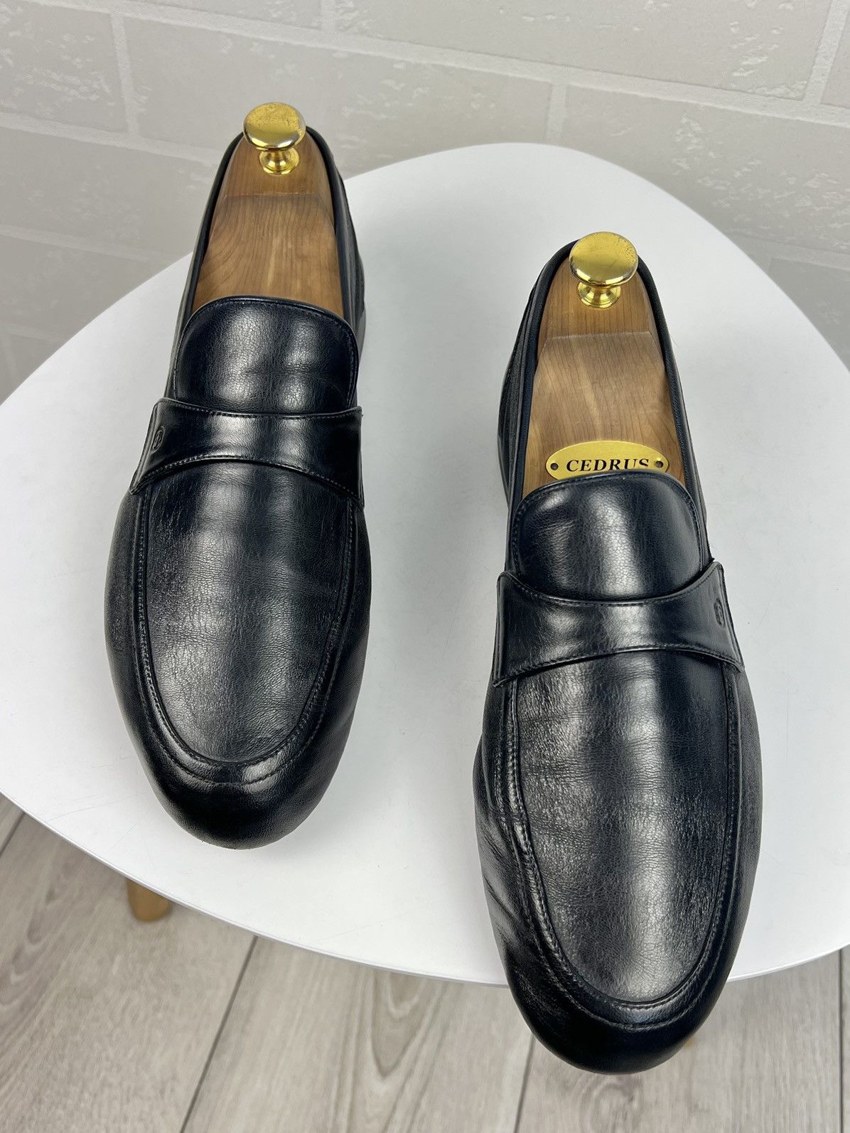 Gucci GUCCI Loafers Nappa Leather Soft Shoes GG Embossed Logo Mens Size US 7.5 / EU 40-41 - 4 Thumbnail