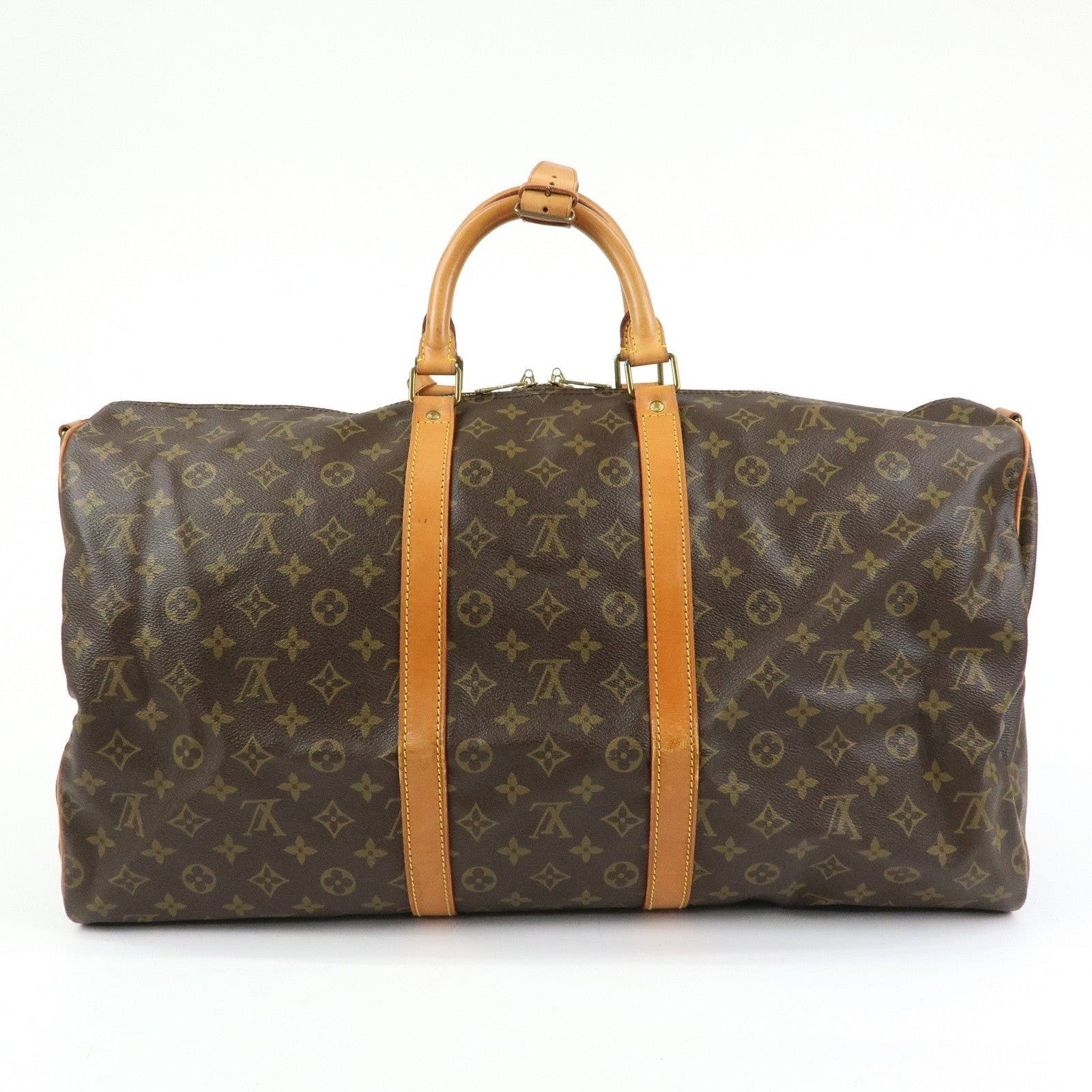 Louis Vuitton Louis Vuitton Monogram Keepall Bandouliere 55 Duffle Bag Size ONE SIZE - 2 Thumbnail