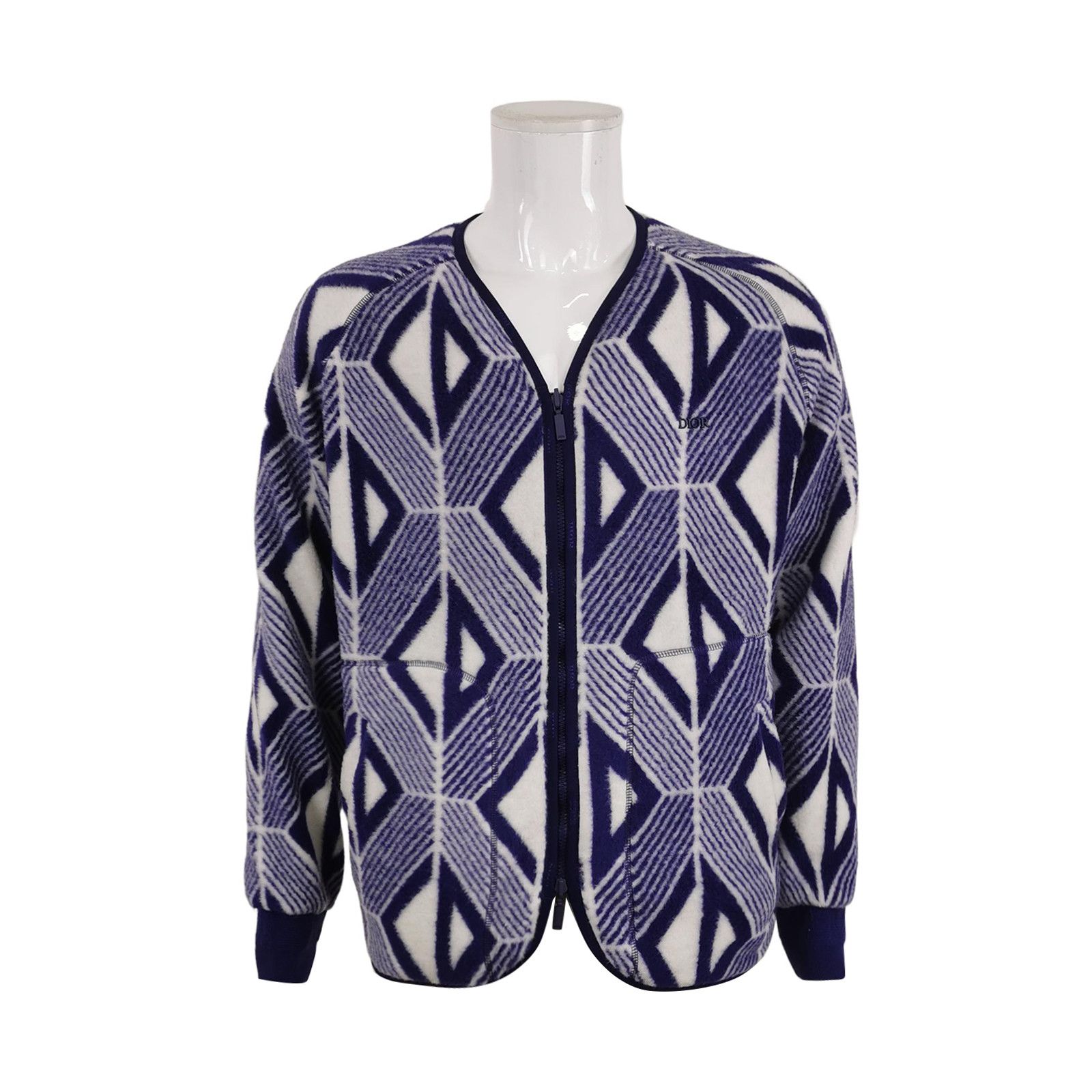 Dior Dior Geometric Reversible Fleece Jacket Size M Size US M / EU 48-50 / 2 - 1 Thumbnail
