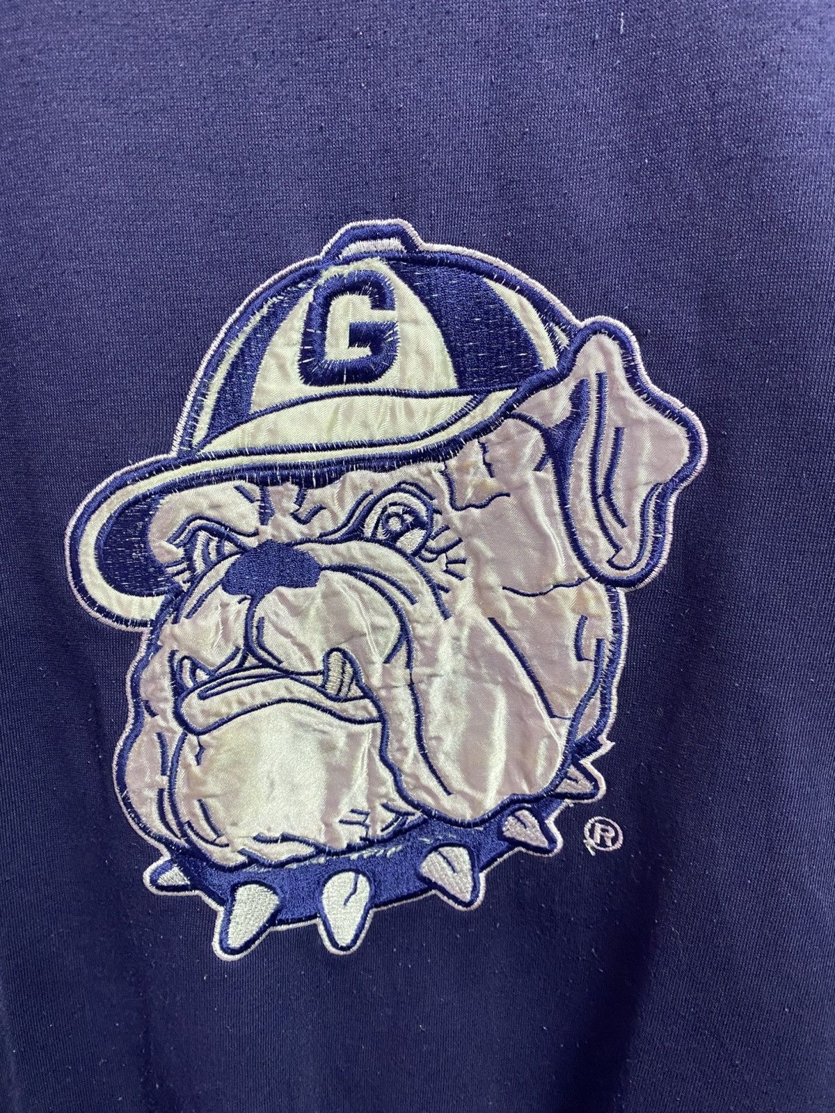 Vintage vintage Georgetown Hoyas Eco sweatshirt with bulldog graphic Size US XL / EU 56 / 4 - 2 Thumbnail