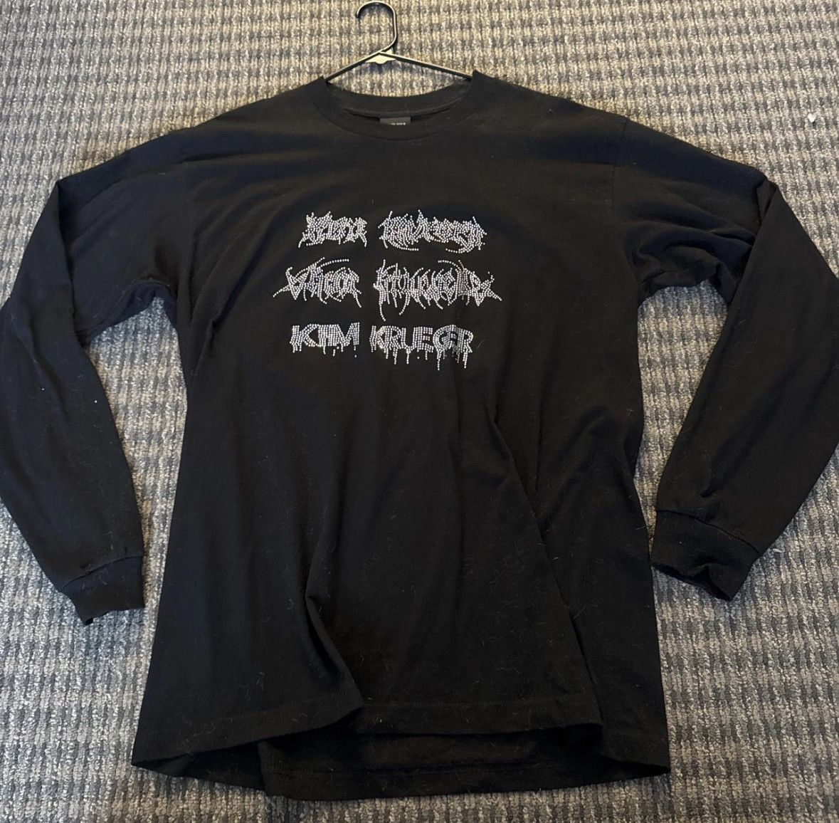 Kim Krueger OFFER🚨Red Kim Kruger logo long sleeve | Grailed