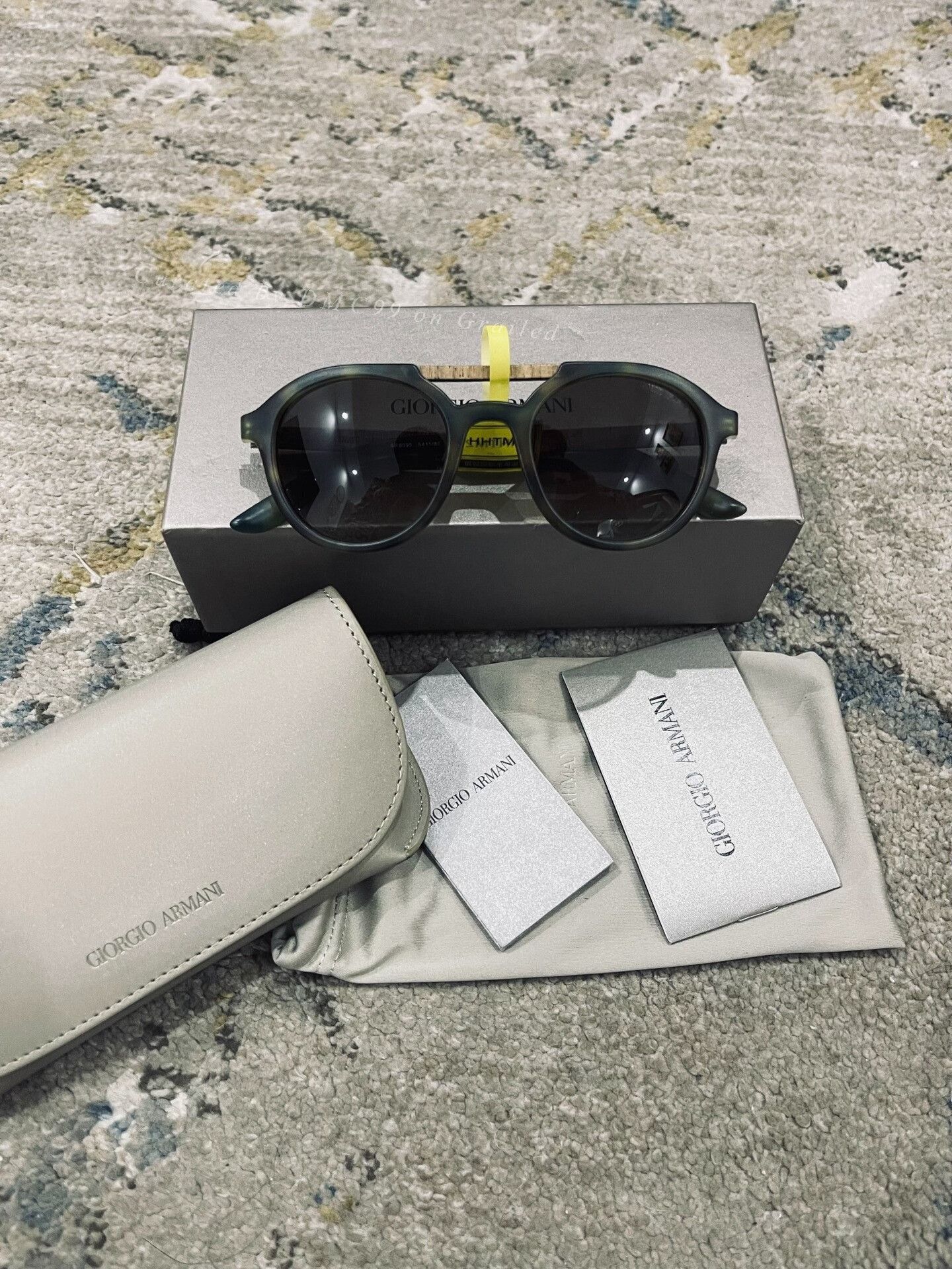 Giorgio Armani × Vintage 1980s Giorgio Armani Sunglasses 242 Oval