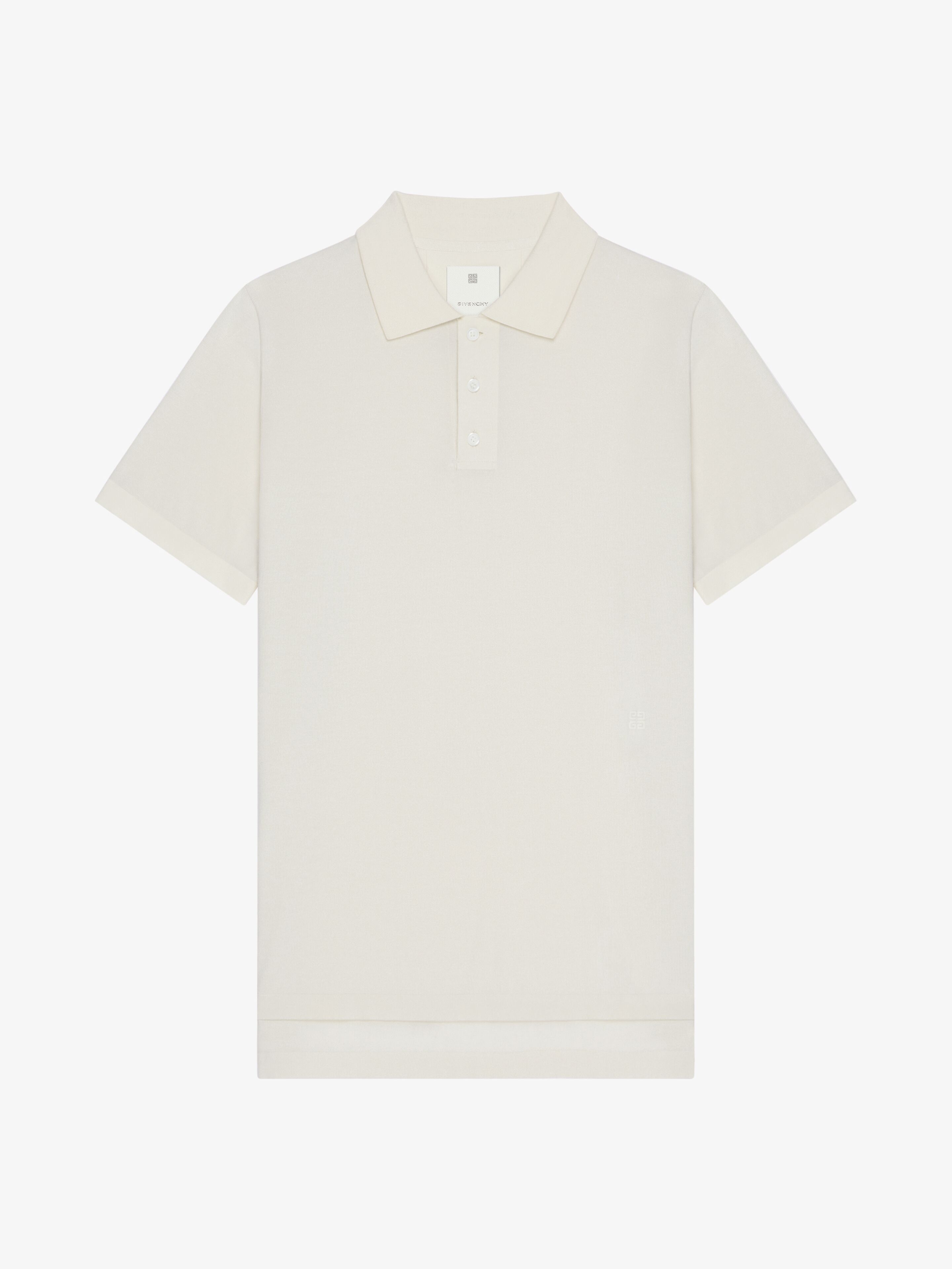 Givenchy o1srvl11e0725 Polo Shirt in Cotton in White Size US XXL / EU 58 / 5 - 1 Thumbnail