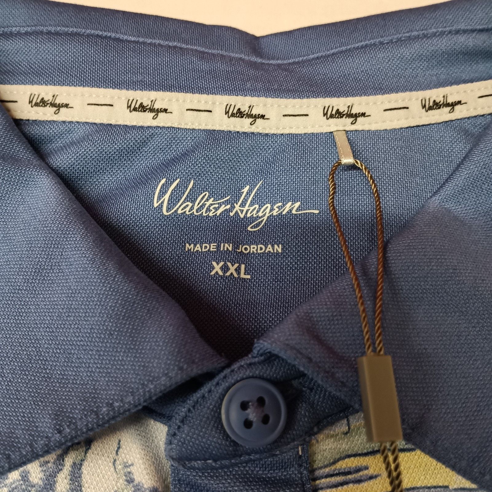 Other Walter Hagen Clubhouse Polo Shirt Men's 2XL White Blue Size US XXL / EU 58 / 5 - 3 Thumbnail