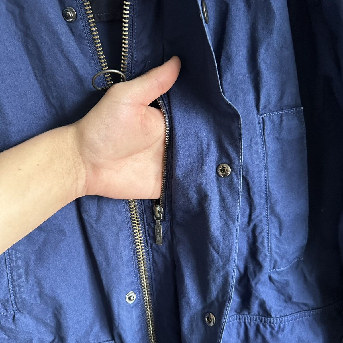 Barbour Barbour 100% Cotton Blue Jacket Size XS / US 0-2 / IT 36-38 - 10 Thumbnail