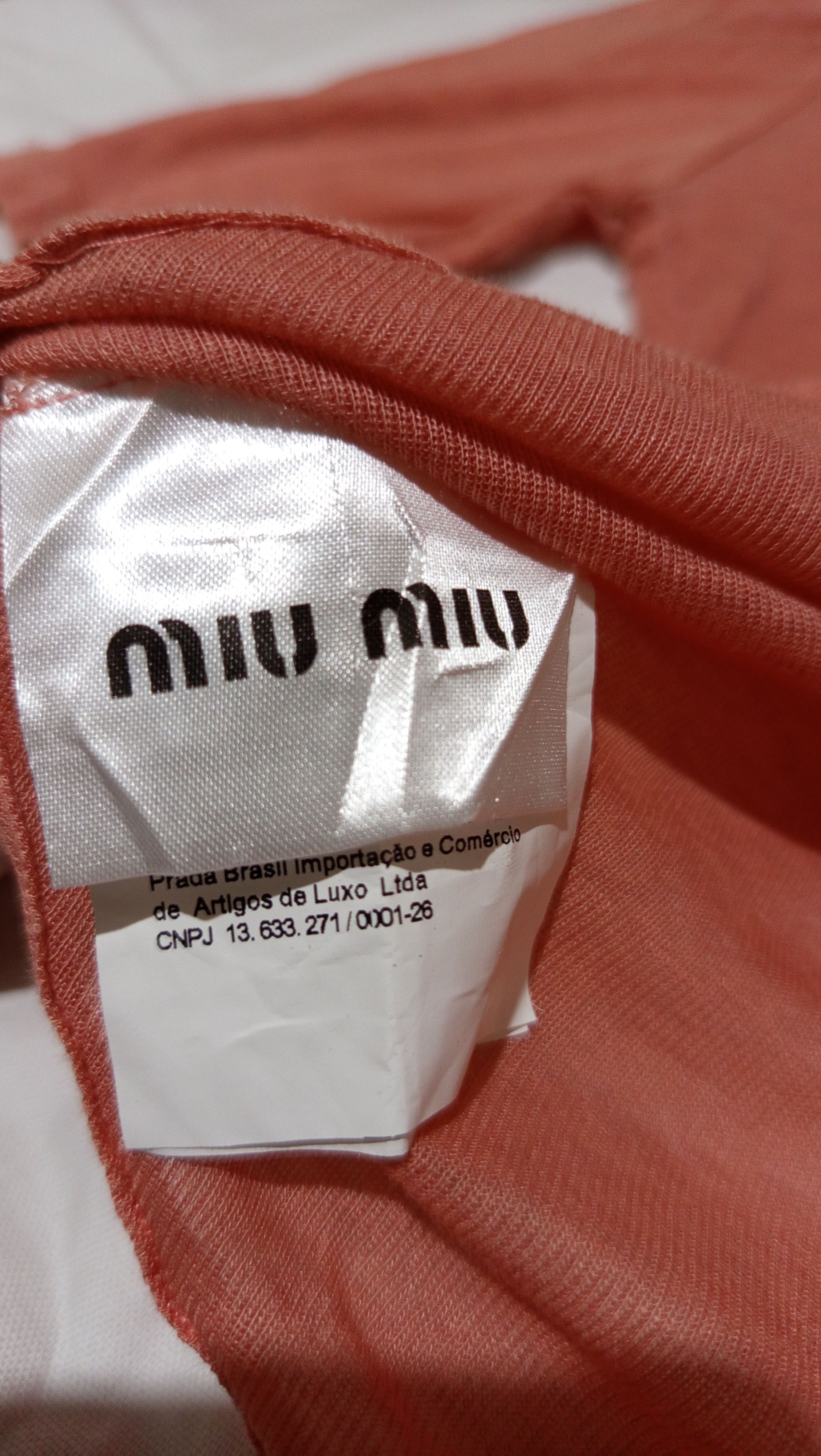 Miu Miu Miu Miu V Neck Short Sleeve Shirt Size M / US 6-8 / IT 42-44 - 6 Thumbnail