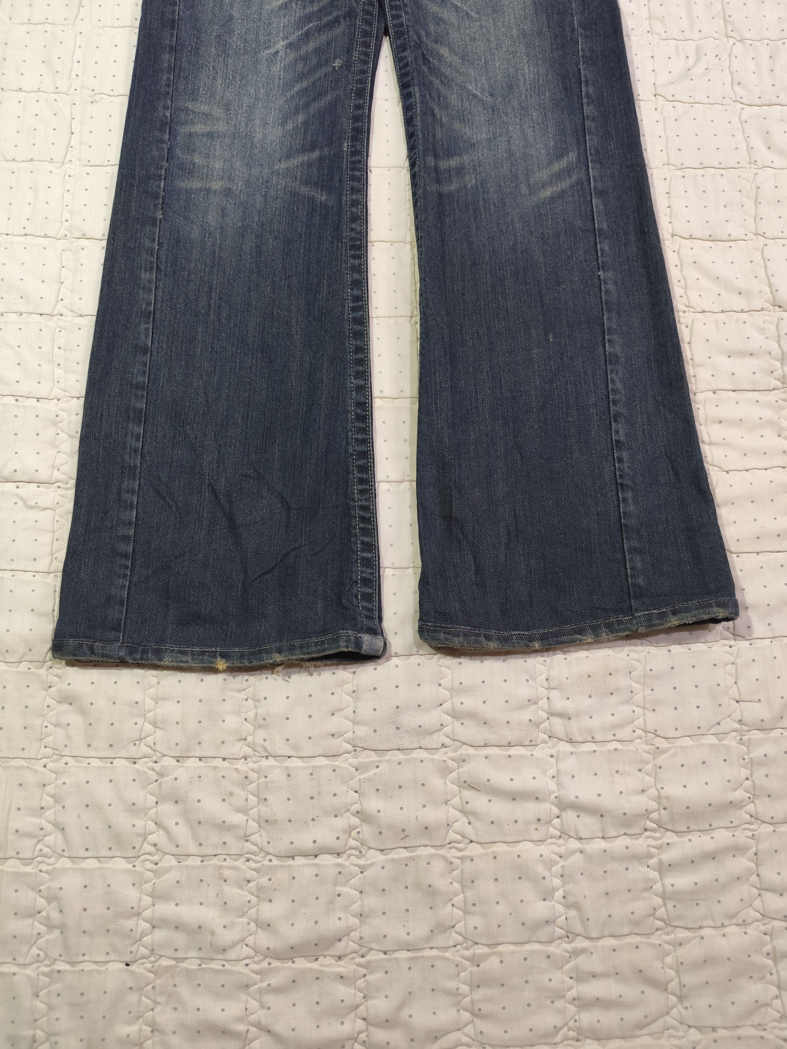 Japanese Brand Vintage Five Washed FLare Denim J022 Size 29" - 2 Thumbnail