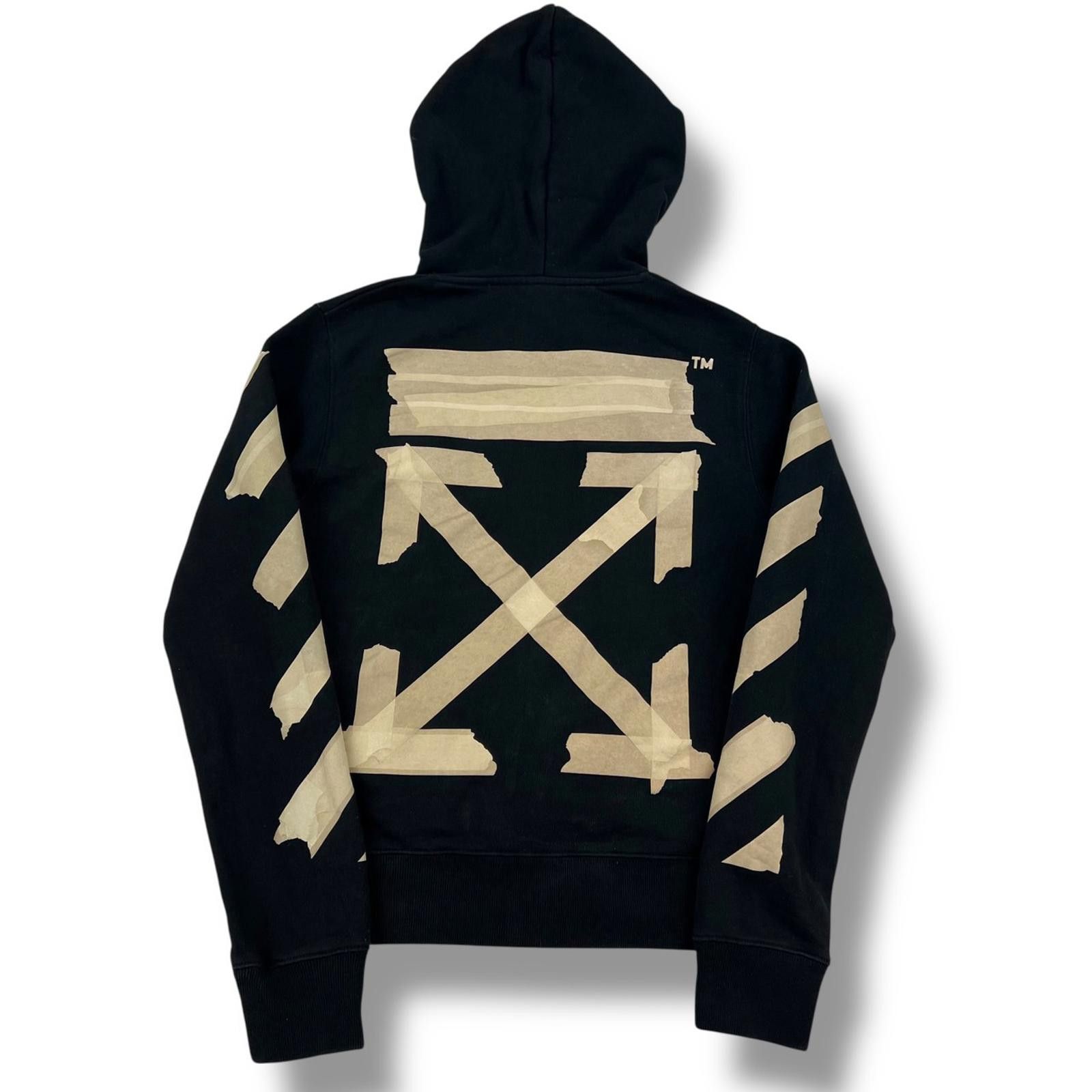 Off-White Off-White Tape Arrows Black Hoodie Size US L / EU 52-54 / 3 - 2 Thumbnail