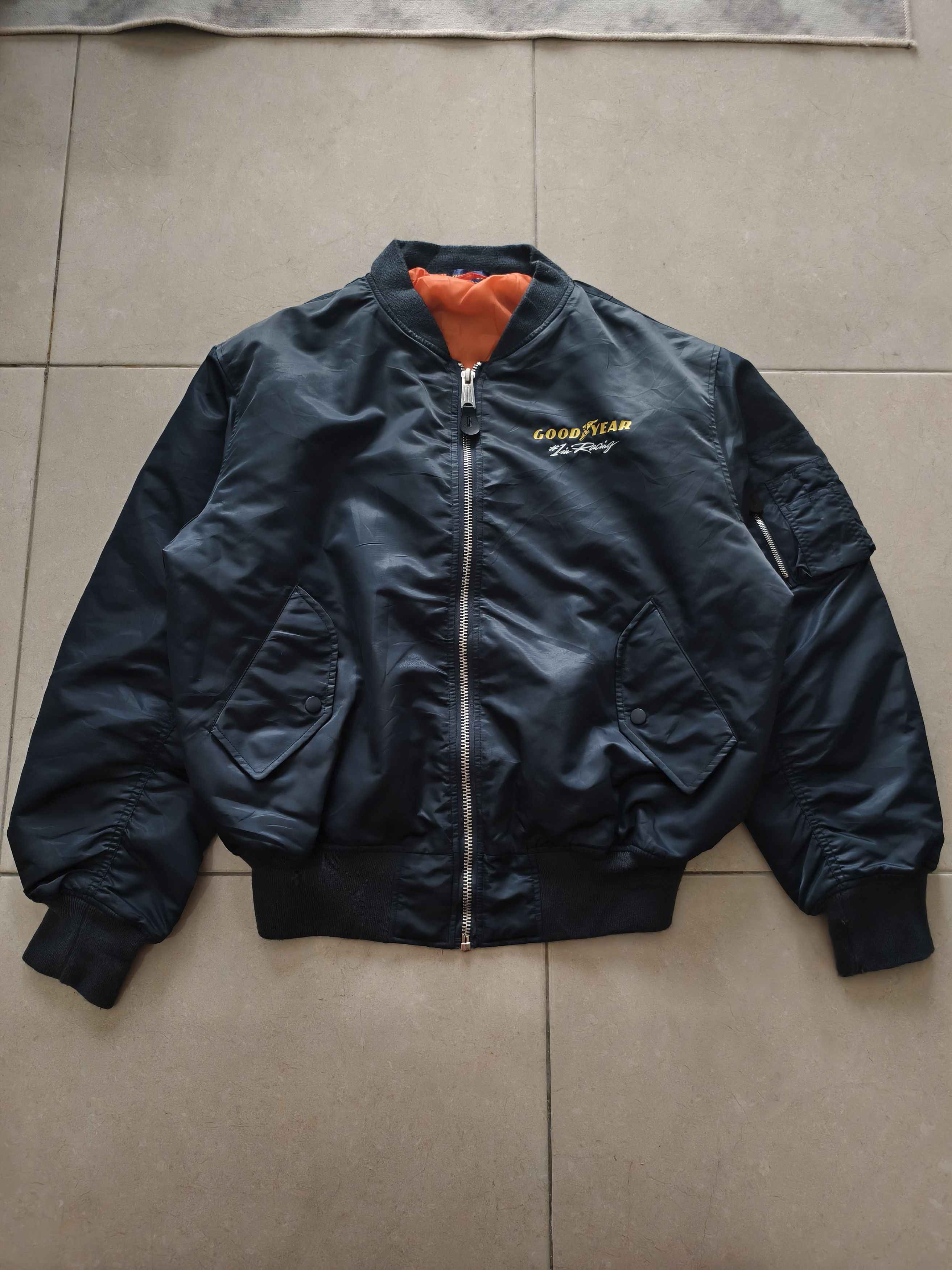 Vintage 🔥STEALS🔥Very Rare Vintage Goodyear Racing Pit Crew Jacket Size US M / EU 48-50 / 2 - 3 Thumbnail