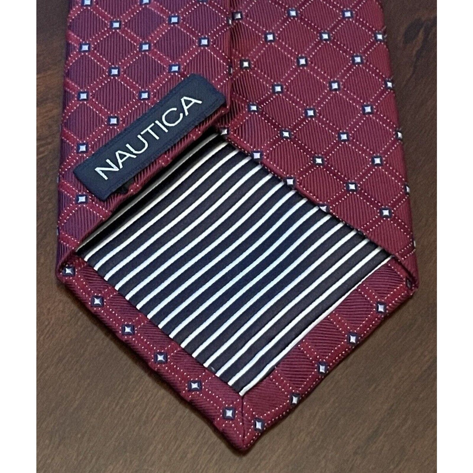 Nautica Nautica 100% Silk Men’s Neck Tie Made In China Size ONE SIZE - 2 Thumbnail