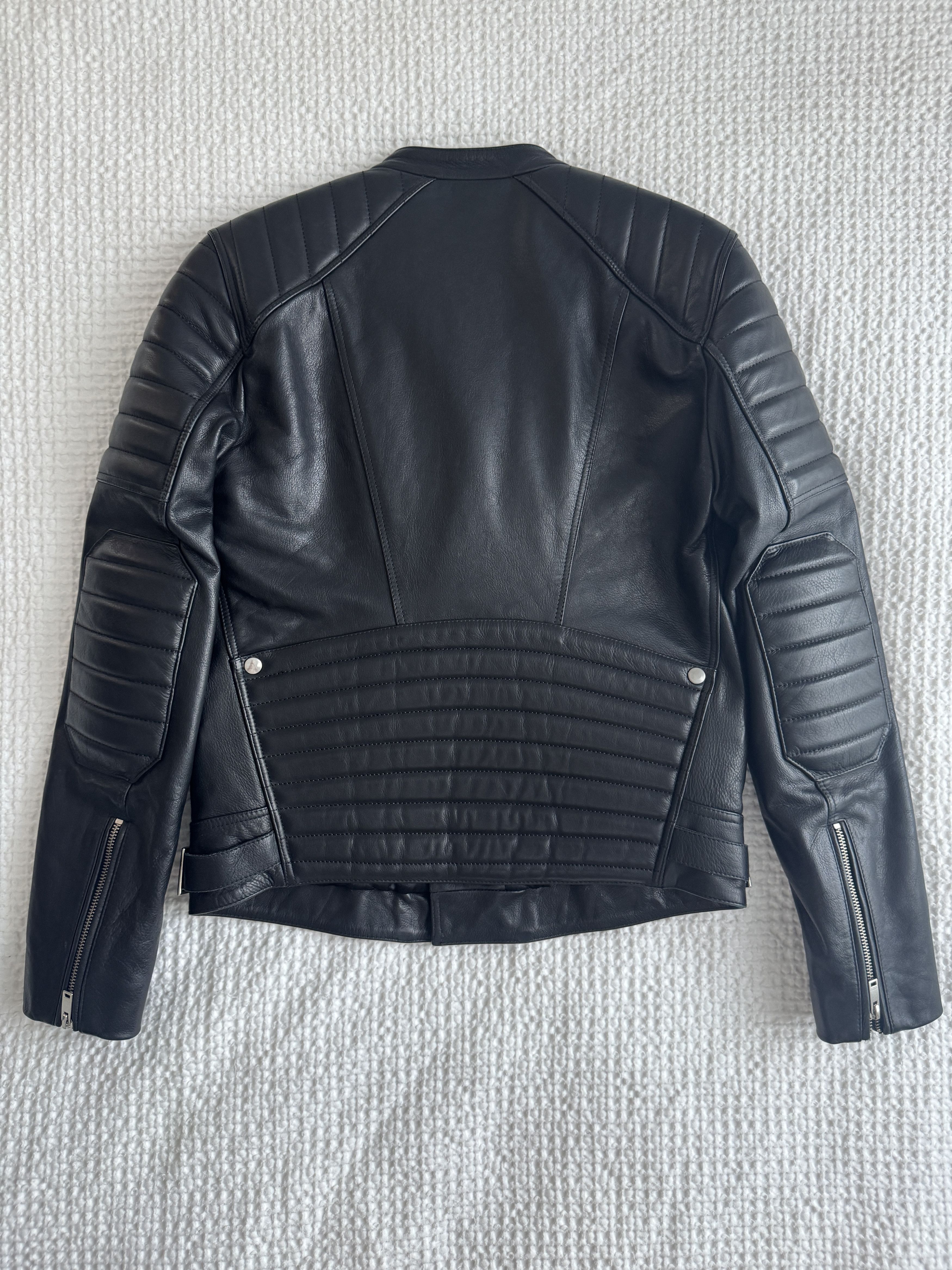 Sandro Calfskin leather Biker Jacket Size US S / EU 44-46 / 1 - 2 Thumbnail
