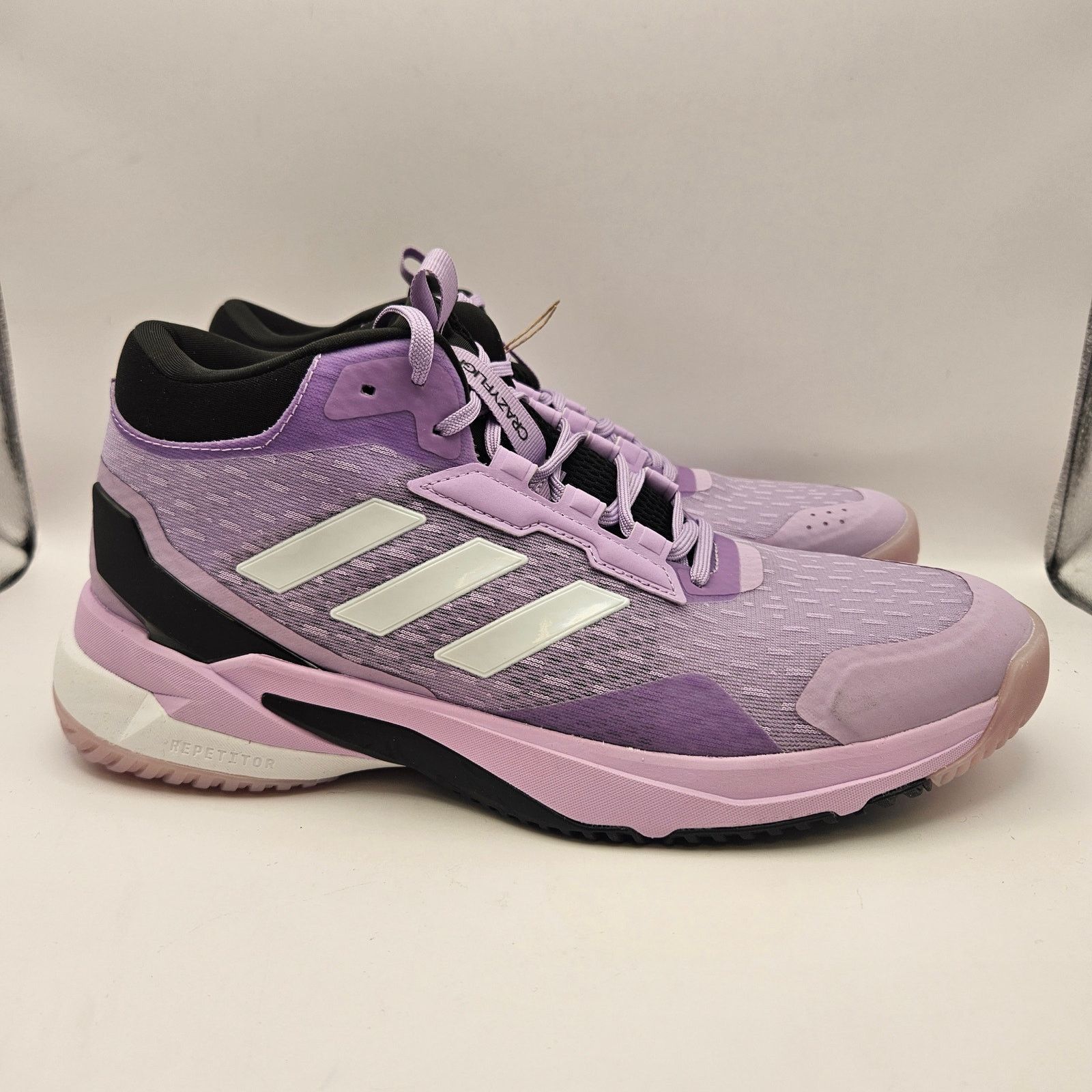 Adidas ADIDAS WOMEN'S 10 CRAZYFLIGHT 6 MID PURPLE INDOOR VOLLEYBALL Size US 10 / IT 40 - 4 Thumbnail