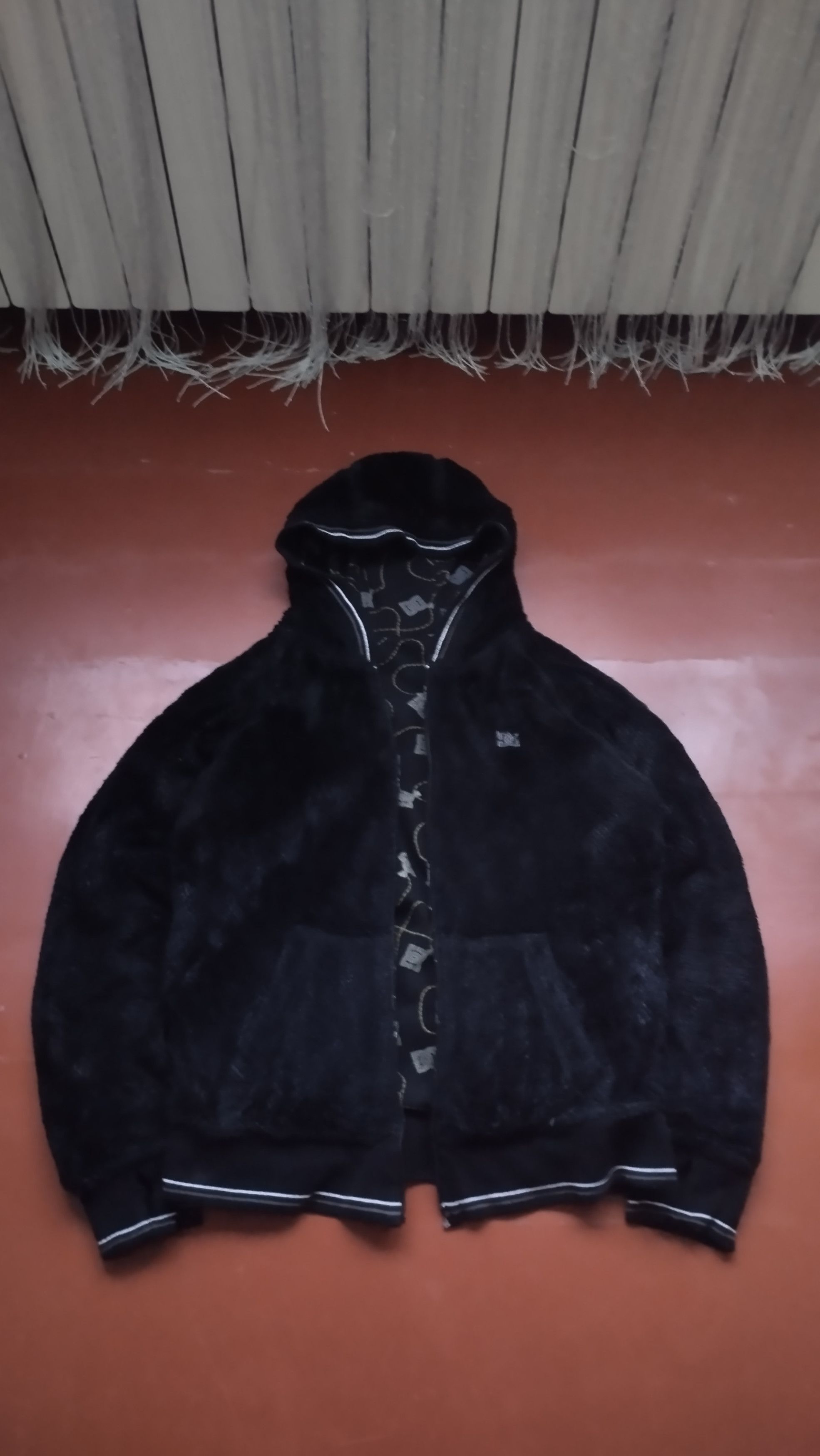 DC × Vintage RARE Vintage Y2K Rap Double Sided DC Hoodie Monogram Sherpa Size US L / EU 52-54 / 3 - 3 Thumbnail