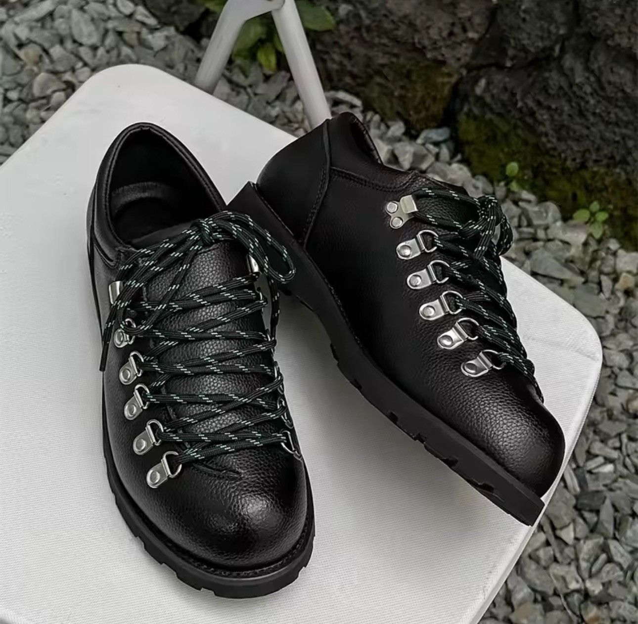 Other Genuine Real Leather Casual Platform Outdoor Shoes Boots Size US 11.5 / EU 44-45 - 7 Thumbnail