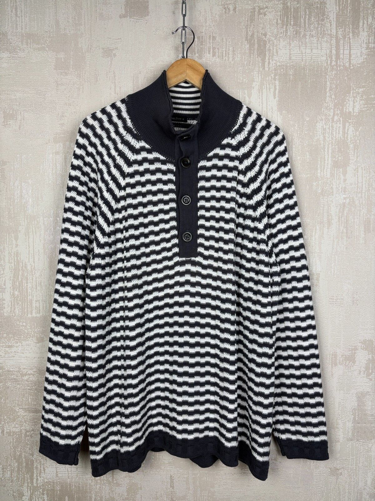 Other Phil Petter Striped Cotton Pullover Knit Sweater Size US XL / EU 56 / 4 - 2 Thumbnail