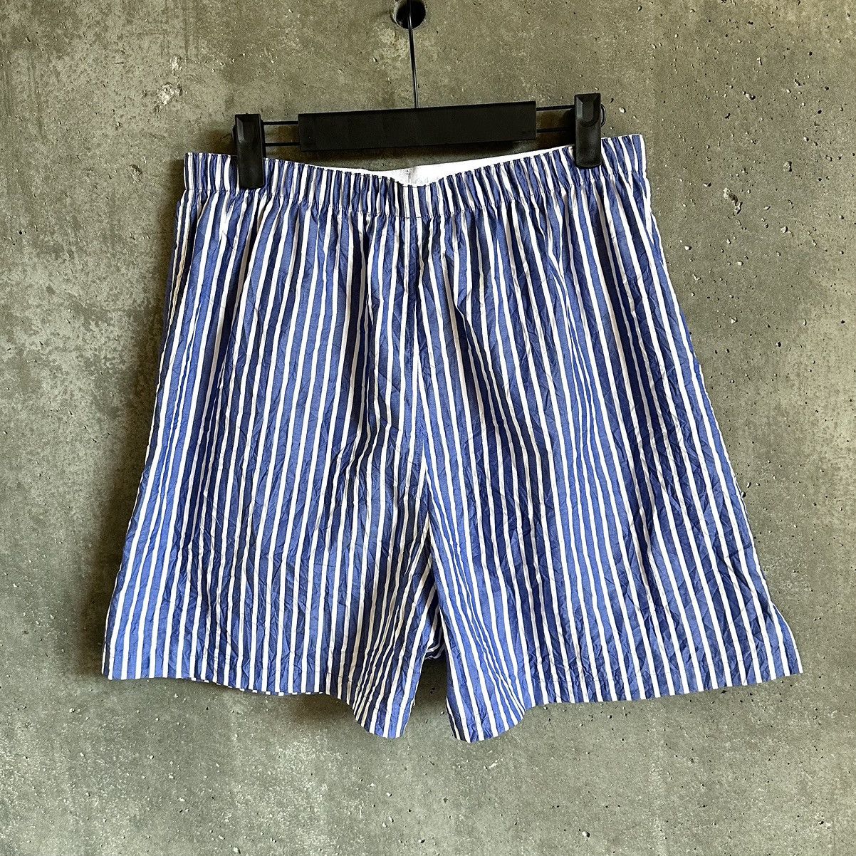 Balenciaga Crinkled Striped Poplin Boxer Shorts Size US 30 / EU 46 - 3 Thumbnail