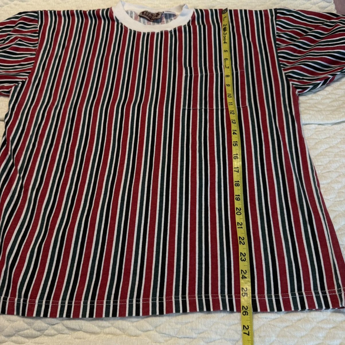 Other VTG 90s Bonjour Striped Men’s Short Sleeve Shirt Sz XL Size US XL / EU 56 / 4 - 8 Thumbnail