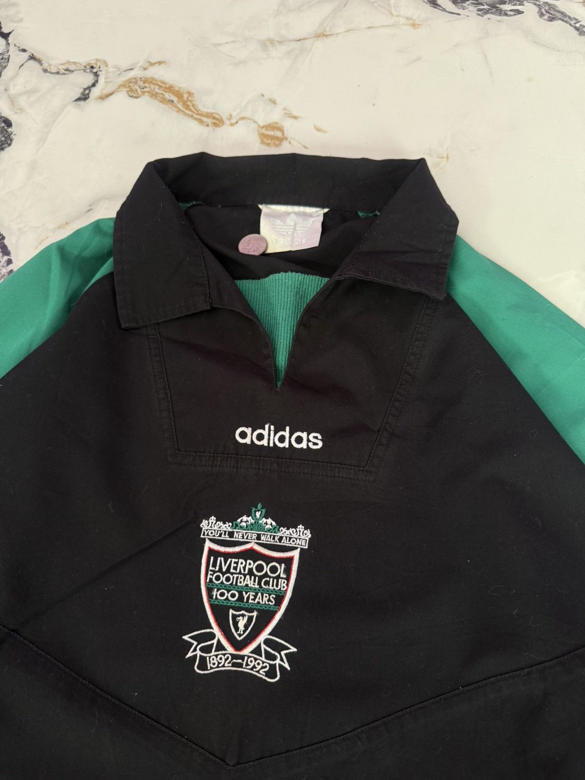 Adidas Liverpool Training Drill Top 1992. Centenary Liverpool Size US L / EU 52-54 / 3 - 4 Thumbnail
