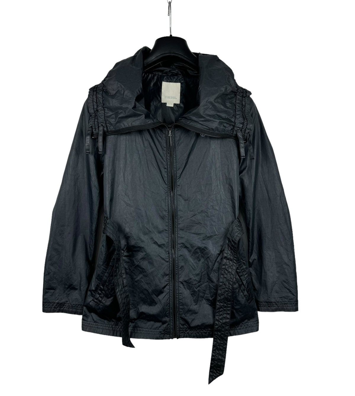 Diesel × Vintage Diesel Navy Blue Nylon Parka Belted Vintage size XL Size XL / US 12-14 / IT 48-50 - 12 Thumbnail