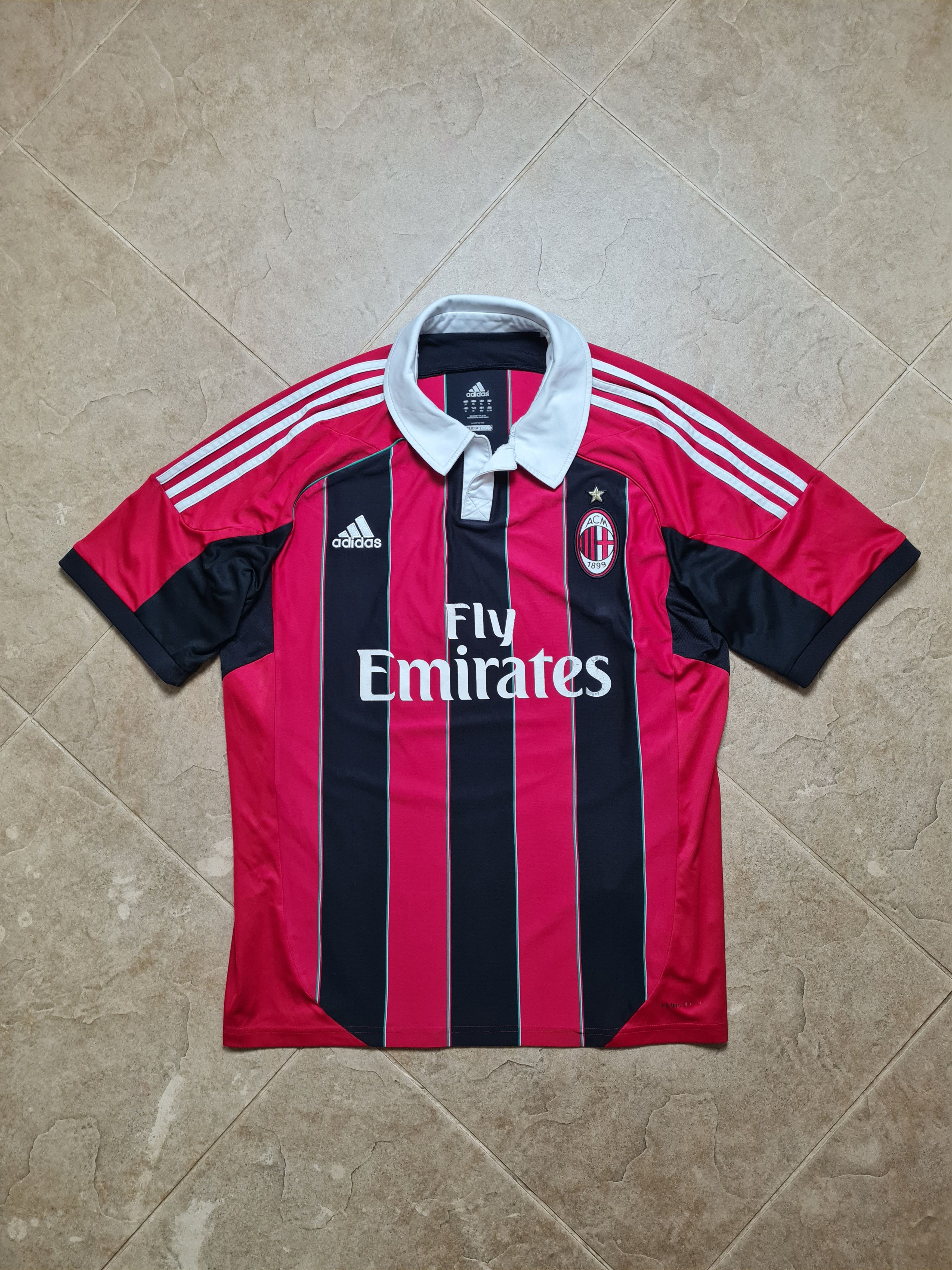 Adidas AC Milan Home Football Shirt 2012-13 Adidas X23680 Size US XL / EU 56 / 4 - 3 Thumbnail