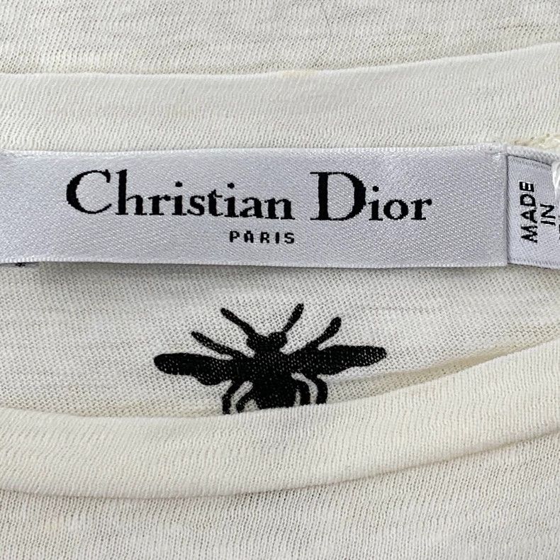 Dior Dior 22 J'Adior white logo letter print cotton round-neck Size XS / US 0-2 / IT 36-38 - 6 Thumbnail