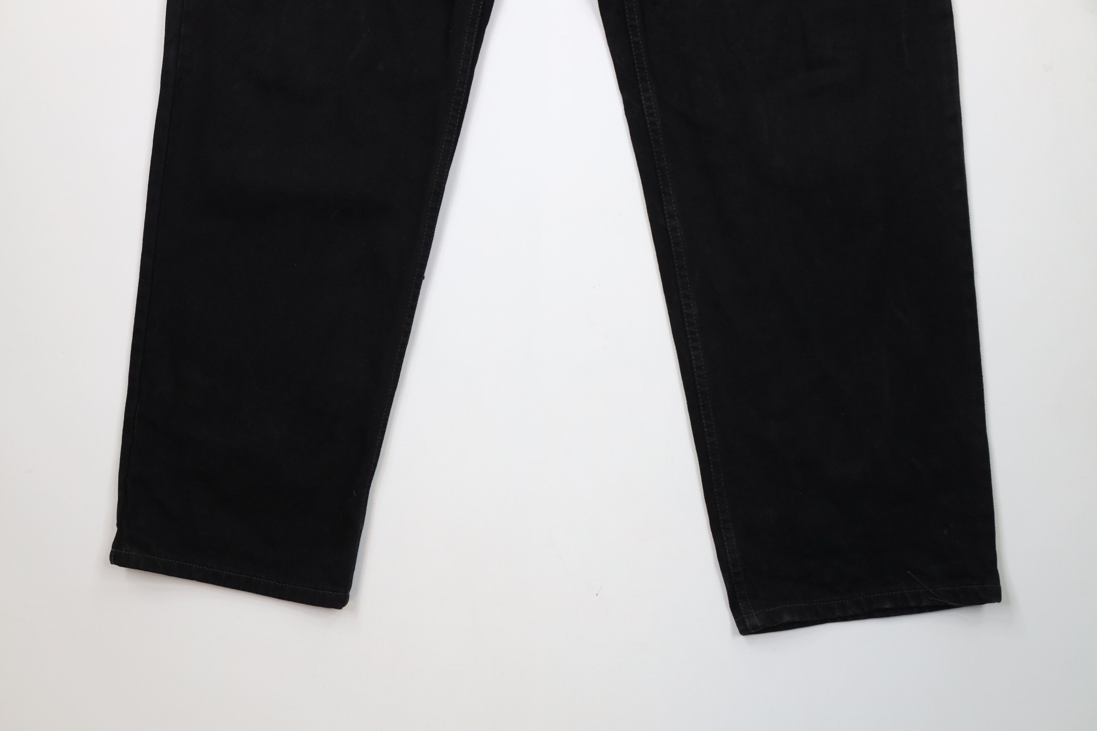 Levi's × Vintage Vintage 90 Levis 550 Relaxed Fit Tapered Leg Jeans Black Size US 36 / EU 52 - 4 Thumbnail