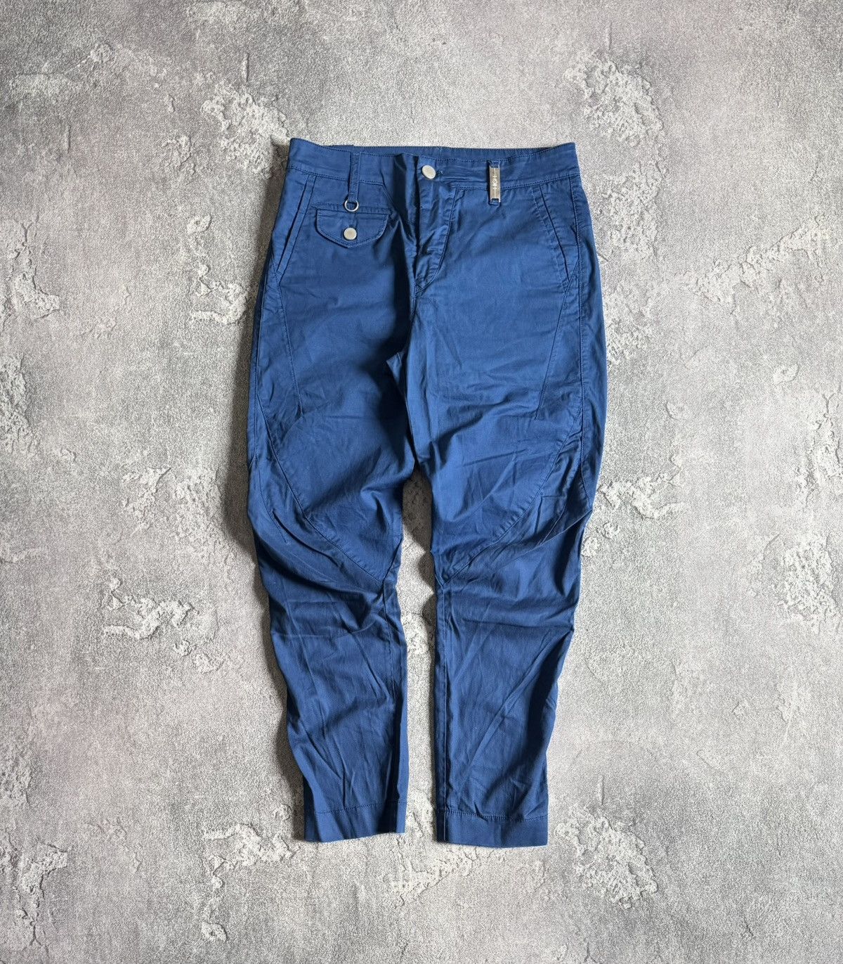 Other High Use USA8/UK12/F40 blue 3D pants chinos trousers Y2K Size 30" / US 8 / IT 44 - 6 Thumbnail