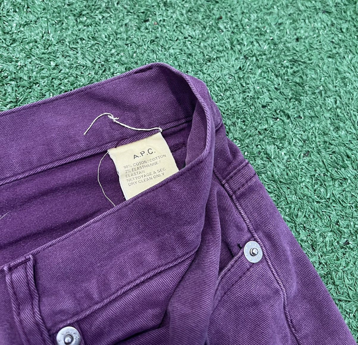 A.P.C. A.P.C. Denim Pants Purple Vintage Size US 30 / EU 46 - 4 Thumbnail