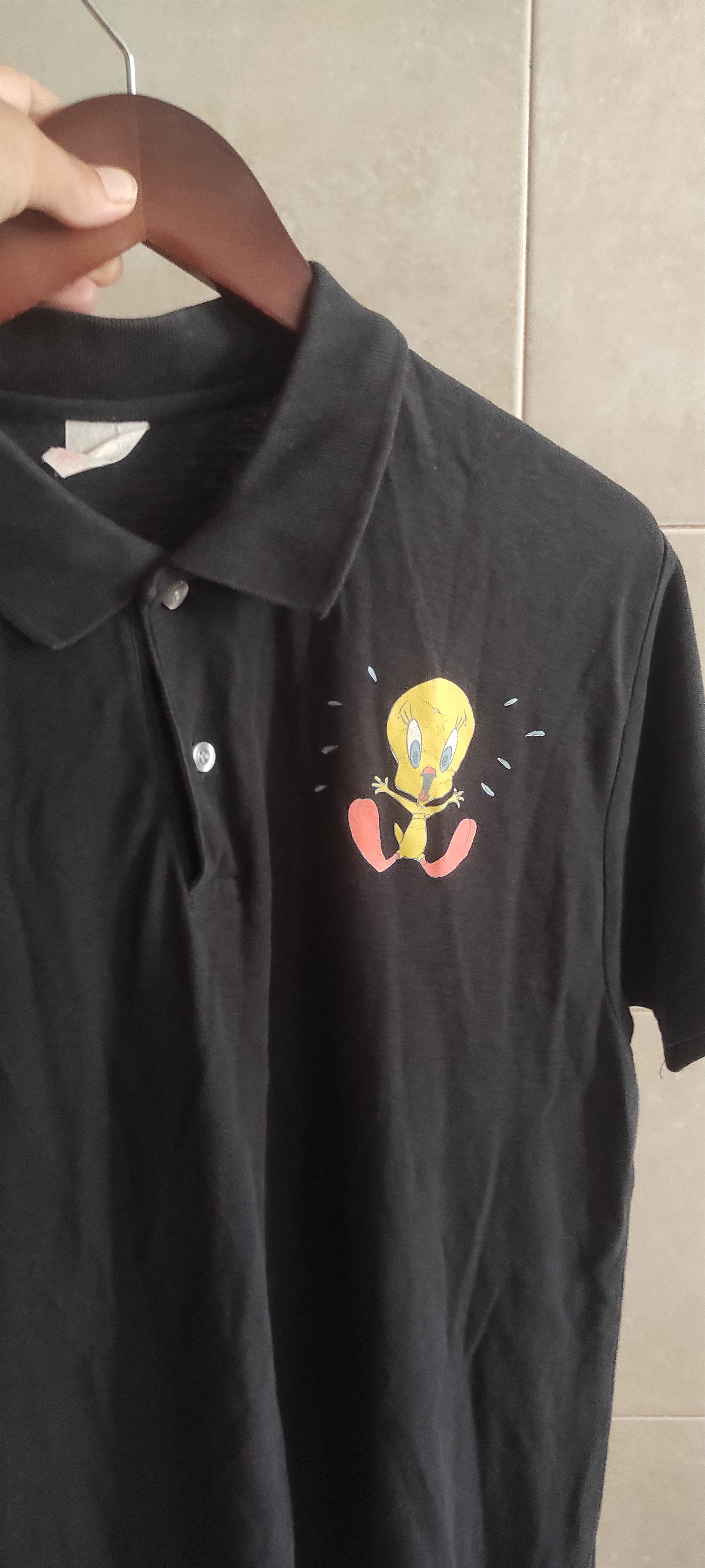 Fruit Of The Loom Tweety Bird Collectible Looney Tunes Mens Polo Shirt Size US M / EU 48-50 / 2 - 5 Thumbnail