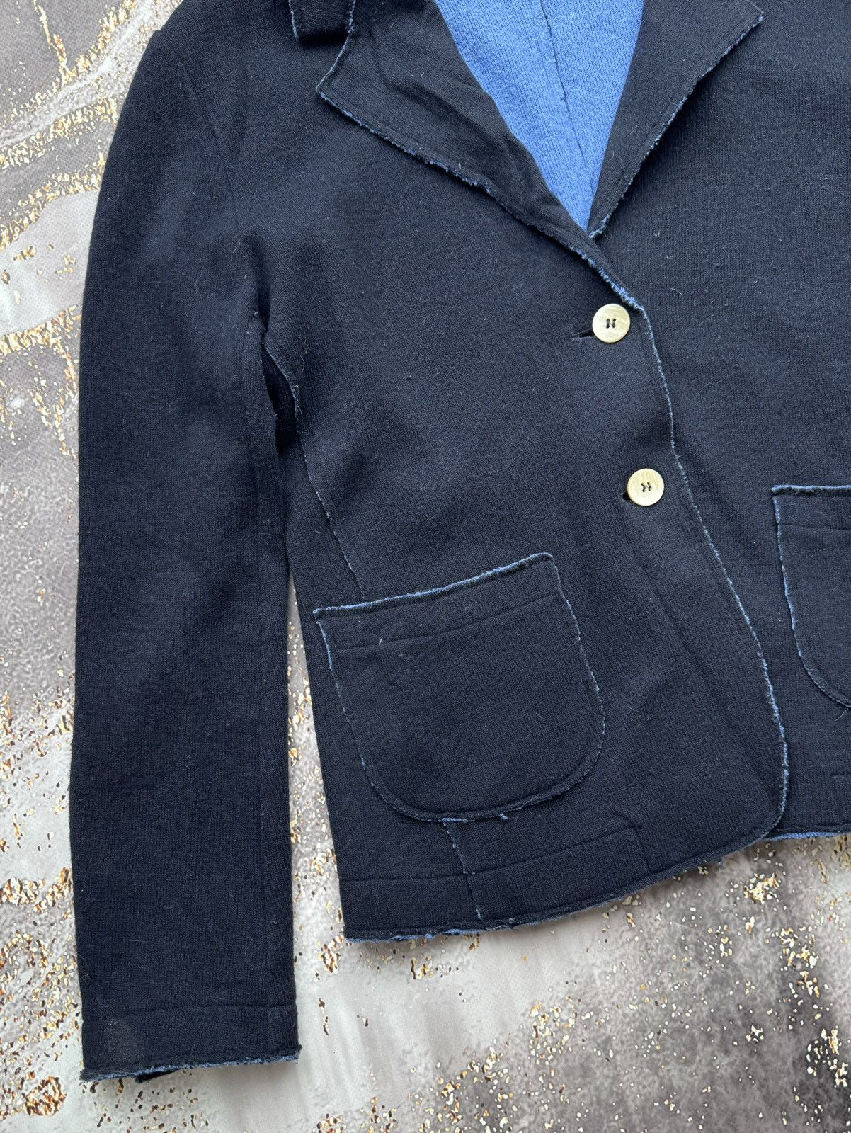 Vintage × Warehouse Warehouse Project Vintage Amazing Wool Blazer Size 40S - 2 Thumbnail