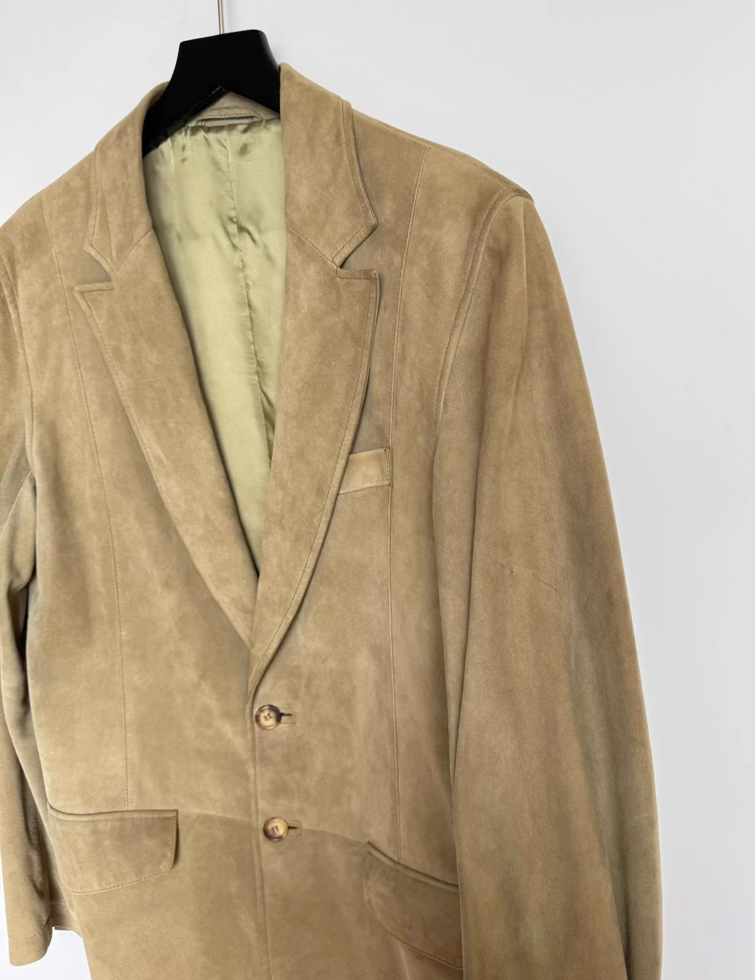 Other Dunhill Khaki Suede Leather Blazer - Size S - 95% New Size US S / EU 44-46 / 1 - 5 Thumbnail