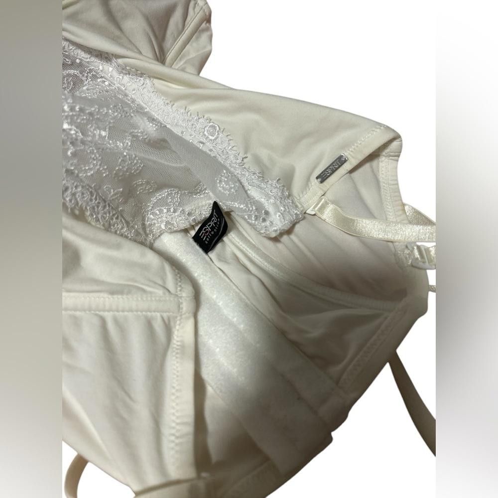 Esprit Elegant Off-White Lace Corset - Sheer long Sleeves set Size S / US 4 / IT 40 - 10 Thumbnail