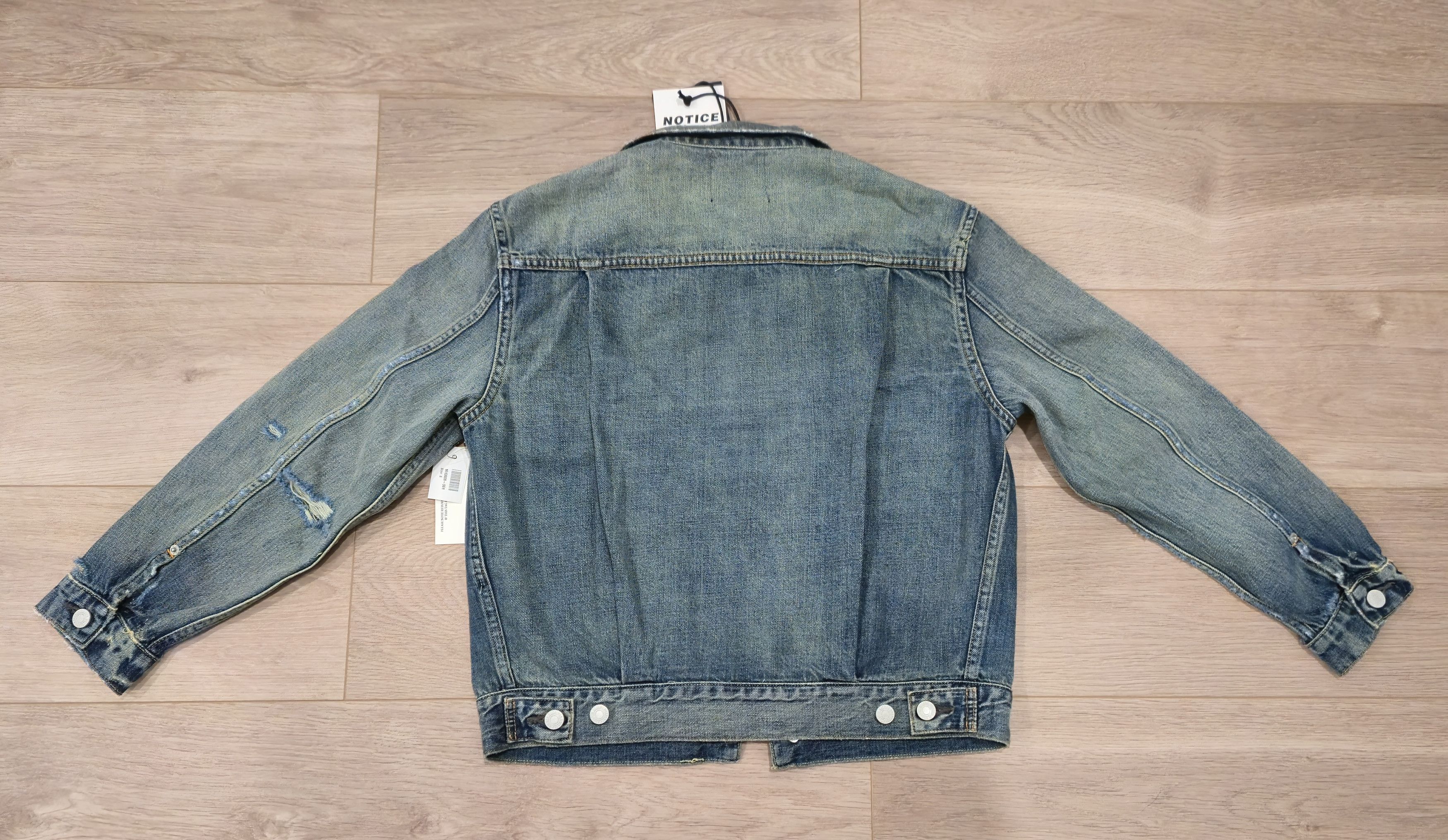 Enfants Riches Deprimes ERD Type Deux Distressed Denim Jacket - Size S Size US S / EU 44-46 / 1 - 2 Thumbnail