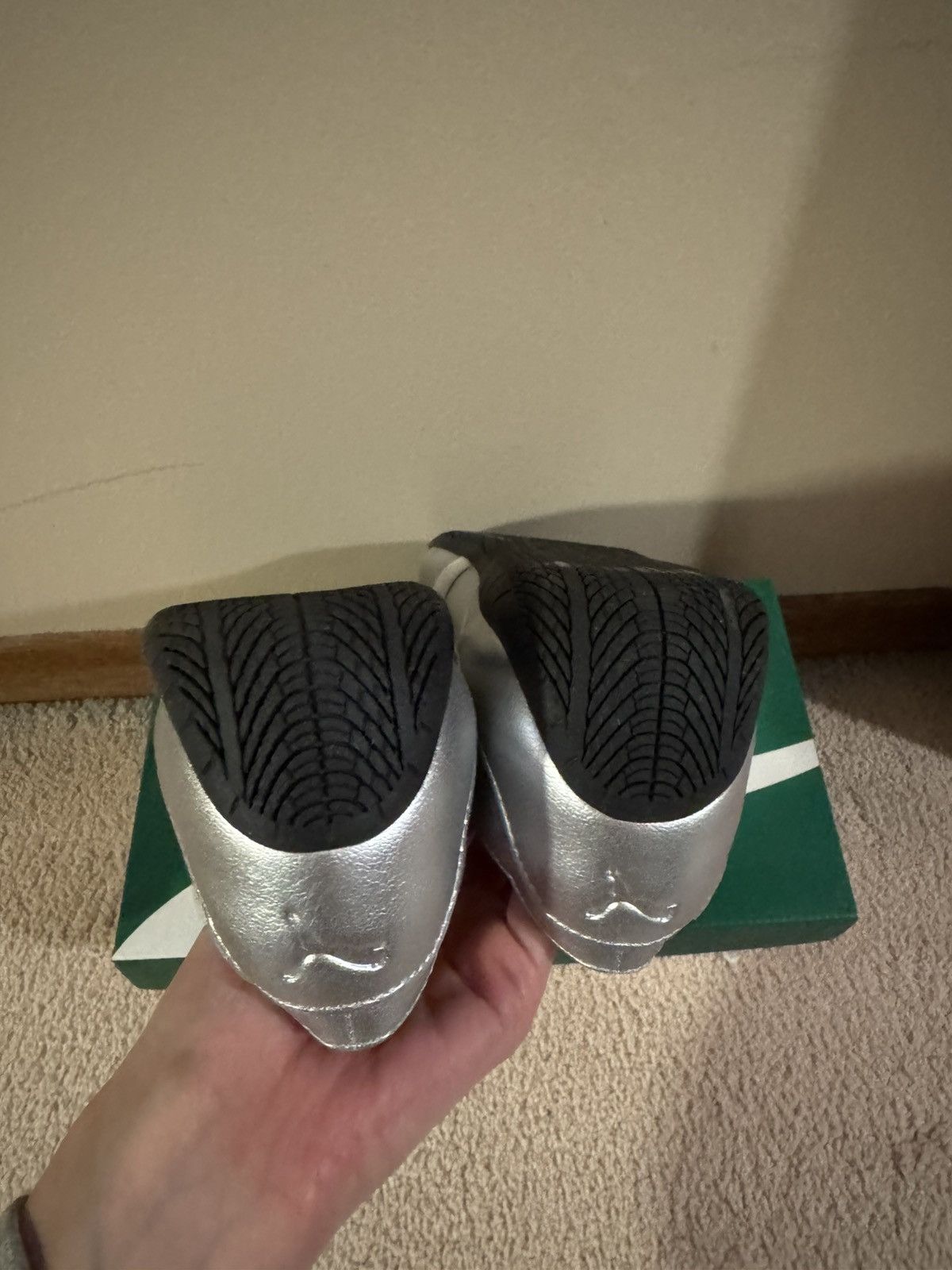 Puma puma silver speedcat ballet flat Size US 8.5 / IT 38.5 - 2 Thumbnail