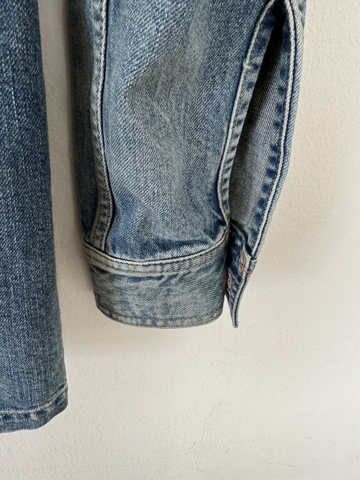 Celine × Hedi Slimane Runway — Celine Safari Denim Jacket Size US S / EU 44-46 / 1 - 12 Thumbnail